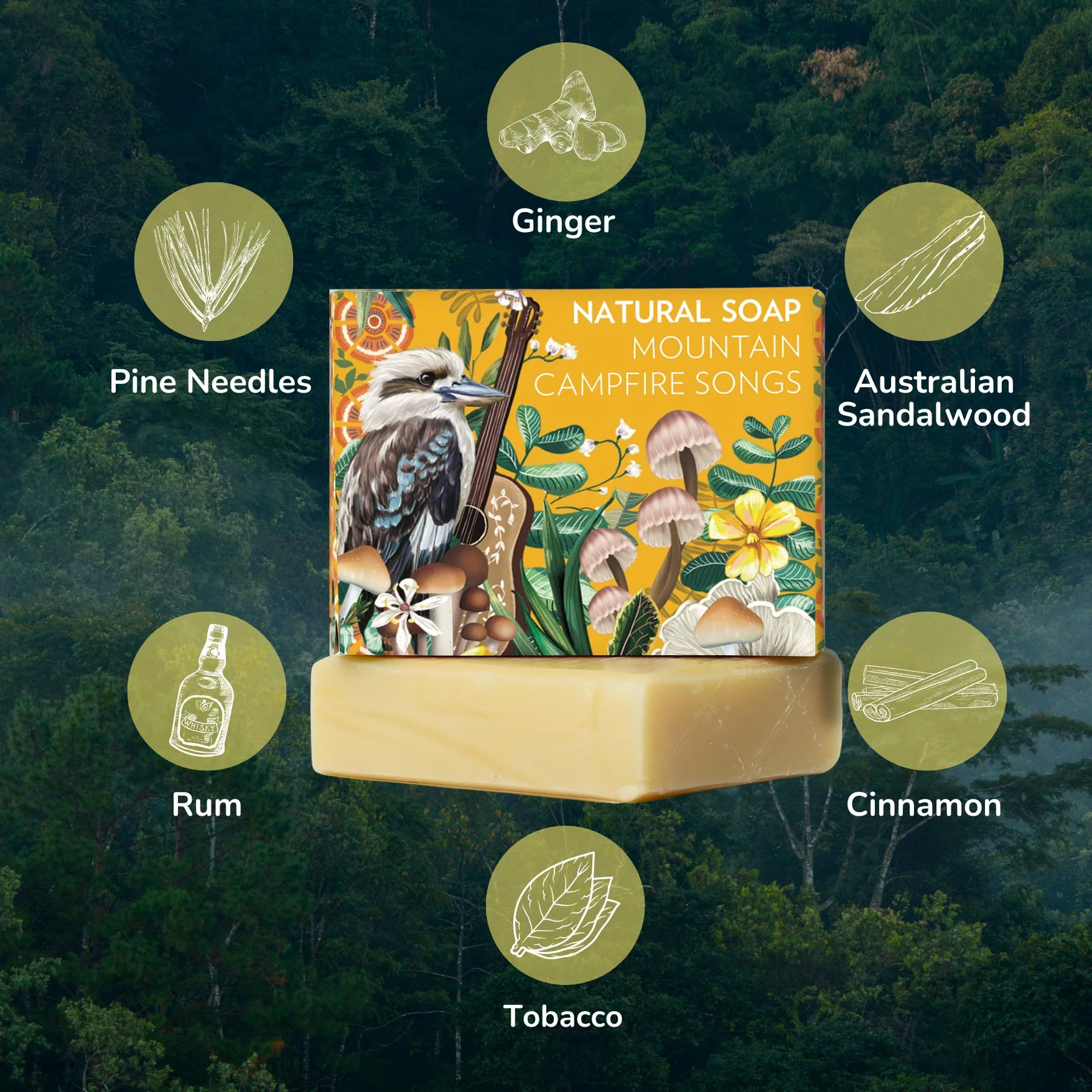 Australian Natural Soap Mountain Campfire Songs - Image 3