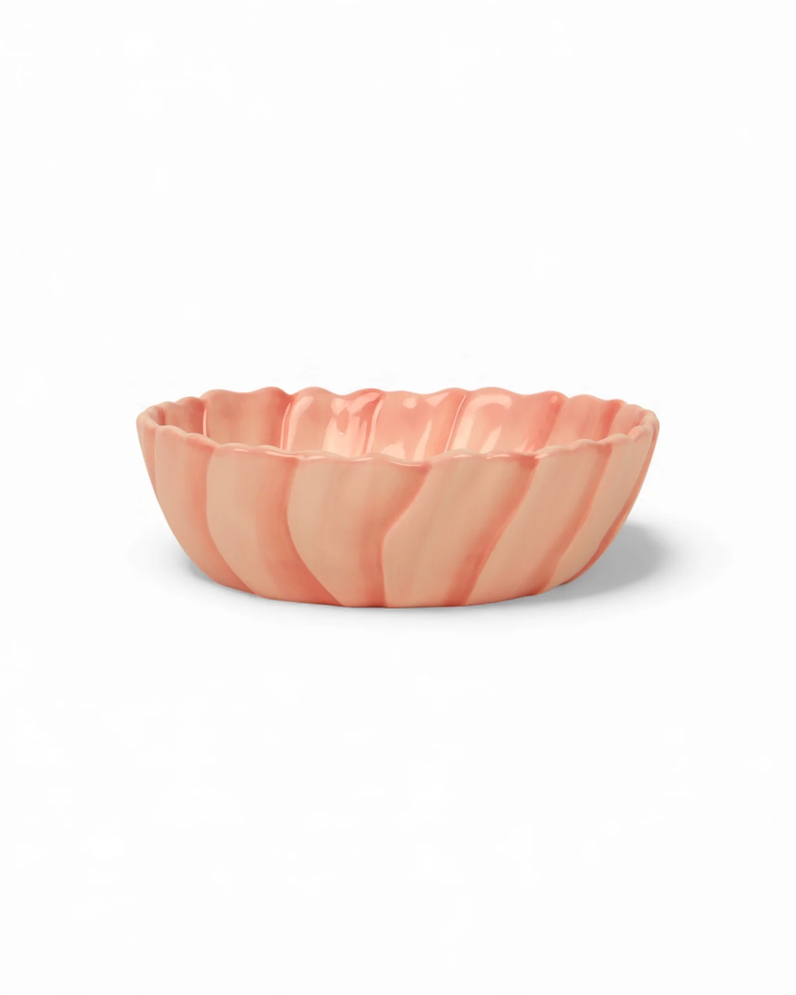 Blush Stoneware Flower Bowl - Image 4