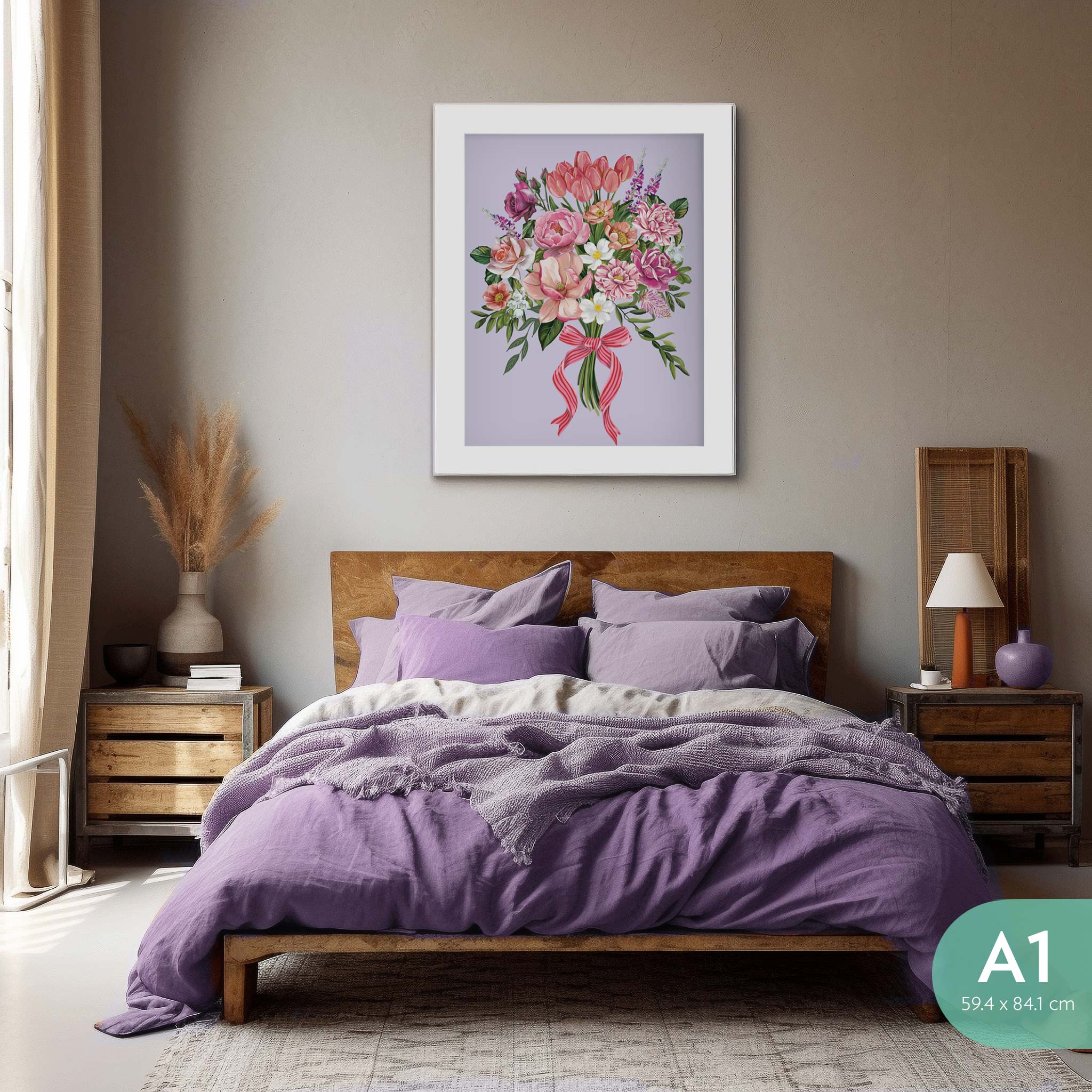Art Print Bouquet Of Love
