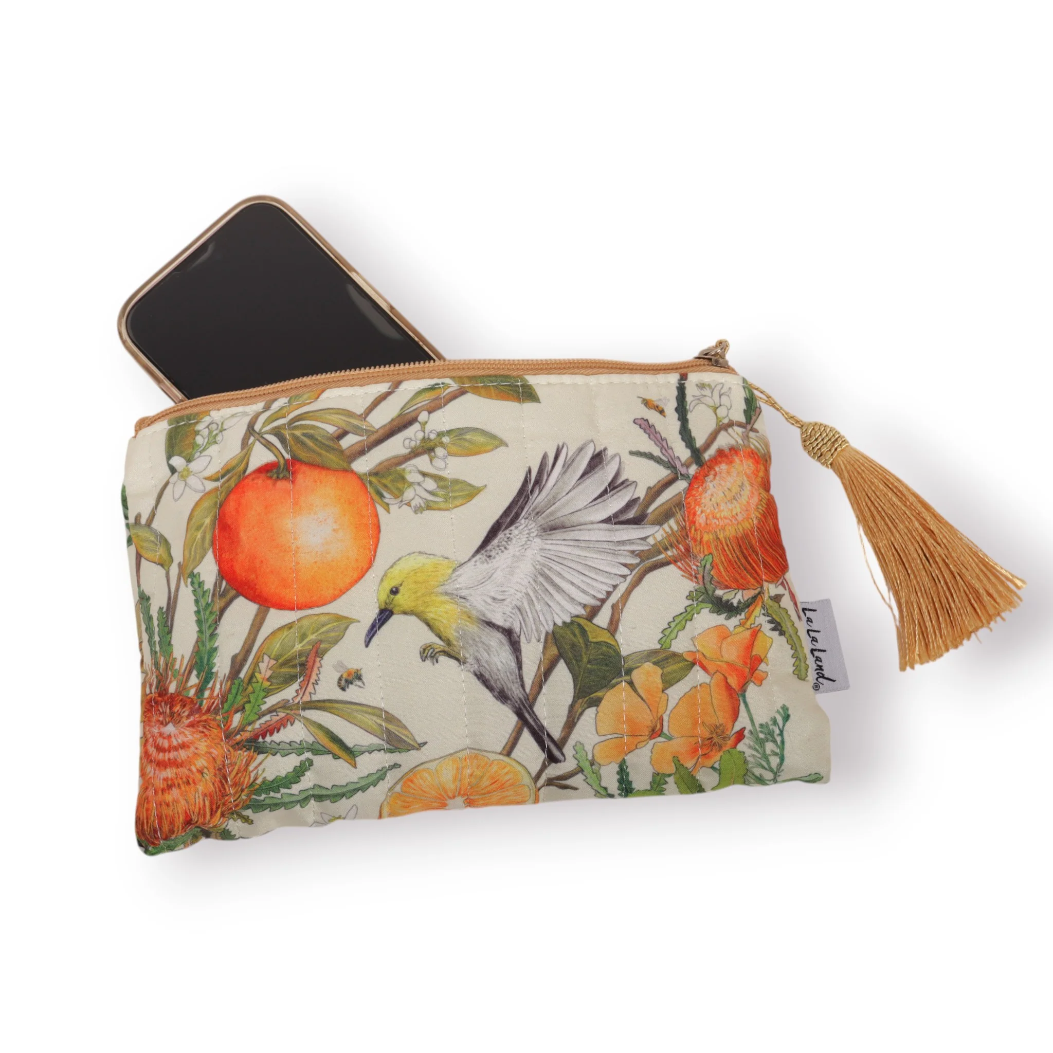 Quilted Comforter Pouch Golden Hour - Image 3