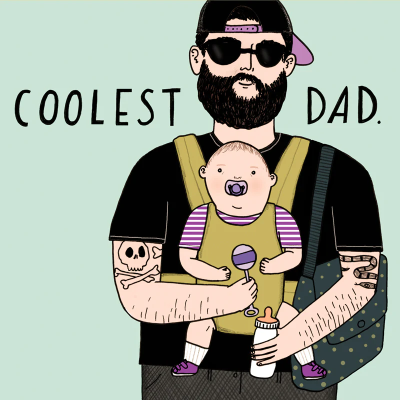 Greeting Card Coolest Dad - Image 3