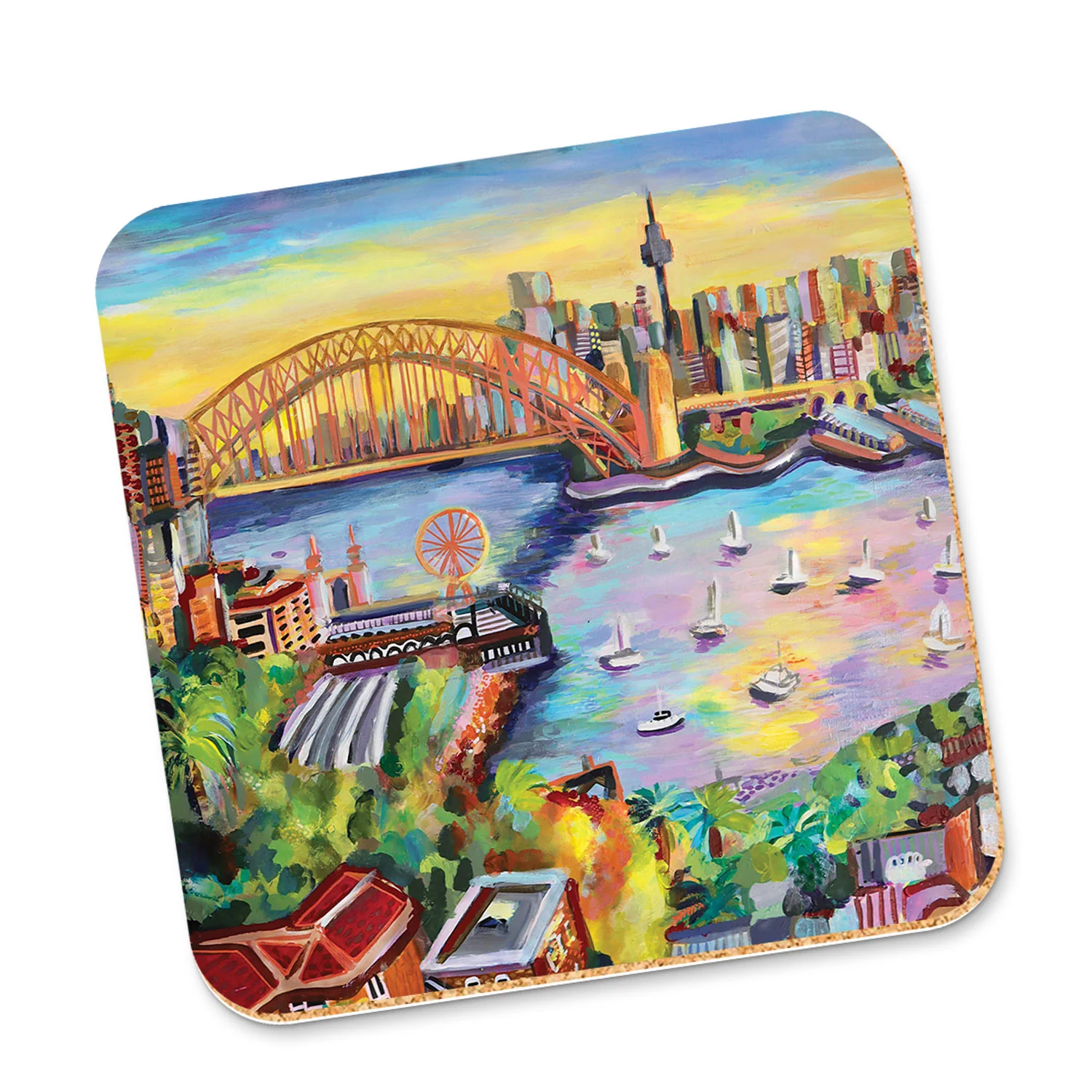Corky Coaster Sydney Bridge
