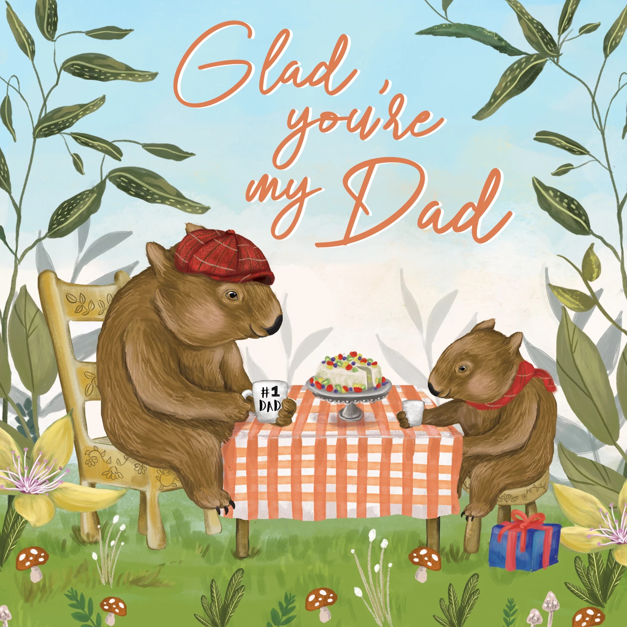 Greeting Card Glad You Are My Dad - Image 3