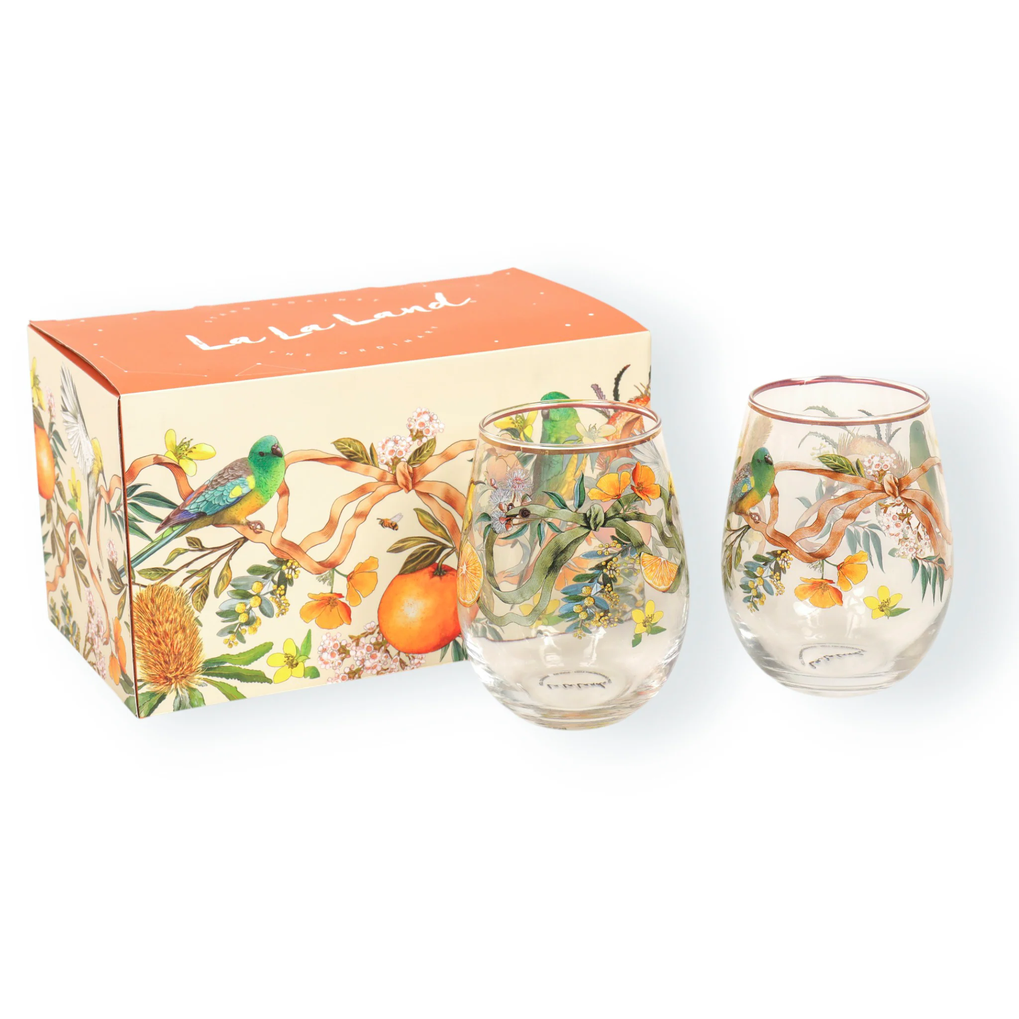 Glass Tumbler Large Set Golden Hour (Set of 2)