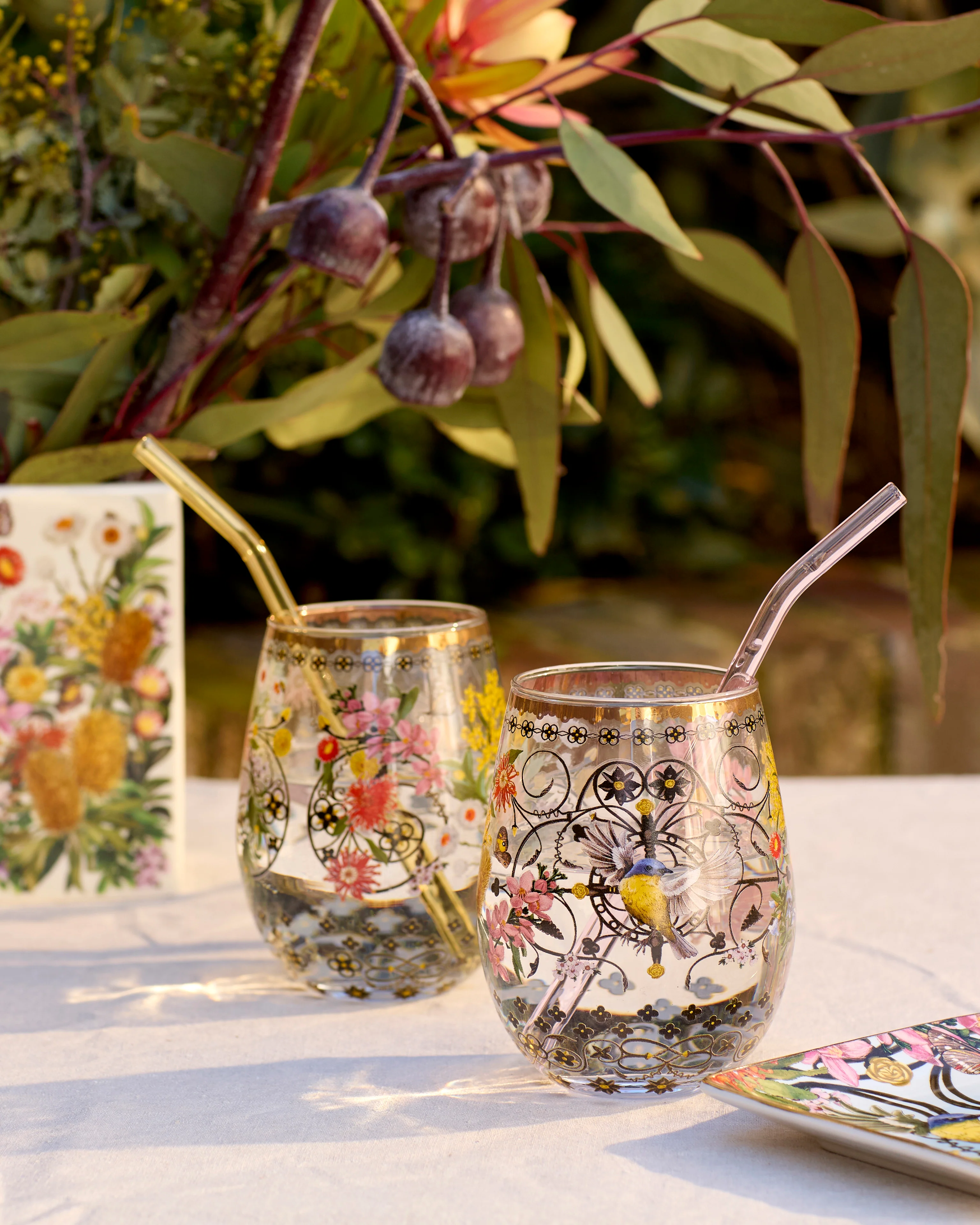 Glass Tumbler Large Set Royal Botanic Gardens Victoria (Set of 2) - Image 3