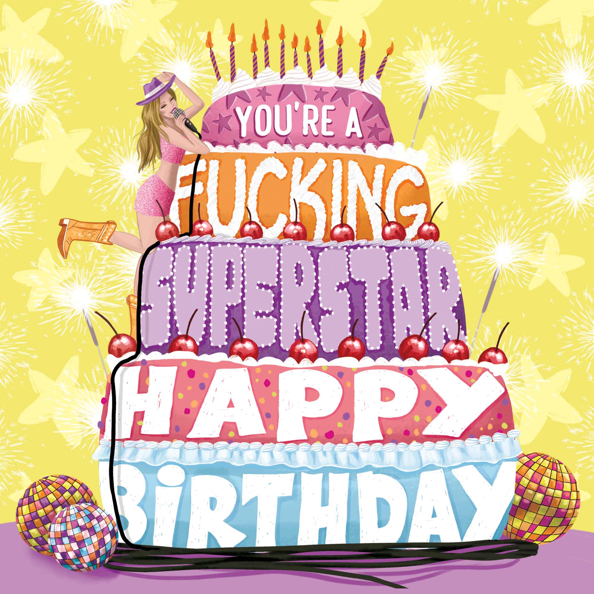 Greeting Card A Fucking Superstar - Image 3