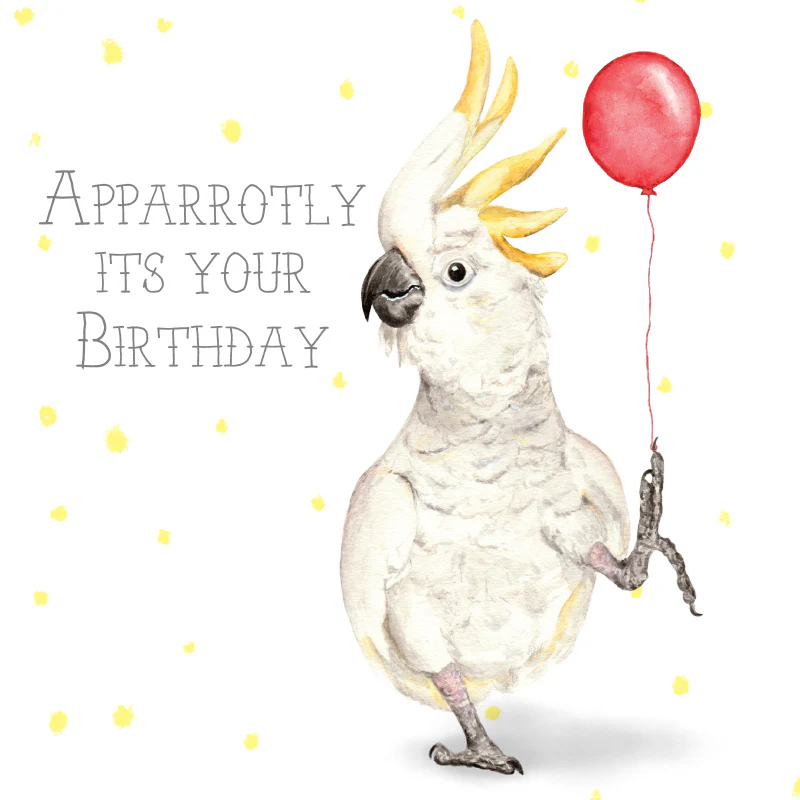 Mini Card Aparrotly Its Your Birthday - Image 3