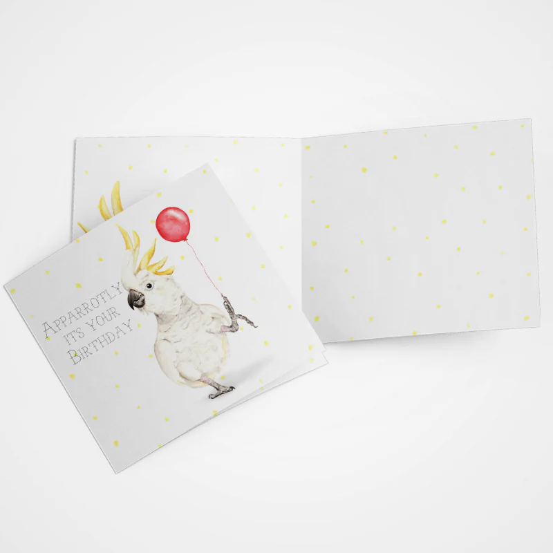 Greeting Card apparrotly its your birthday - Image 3