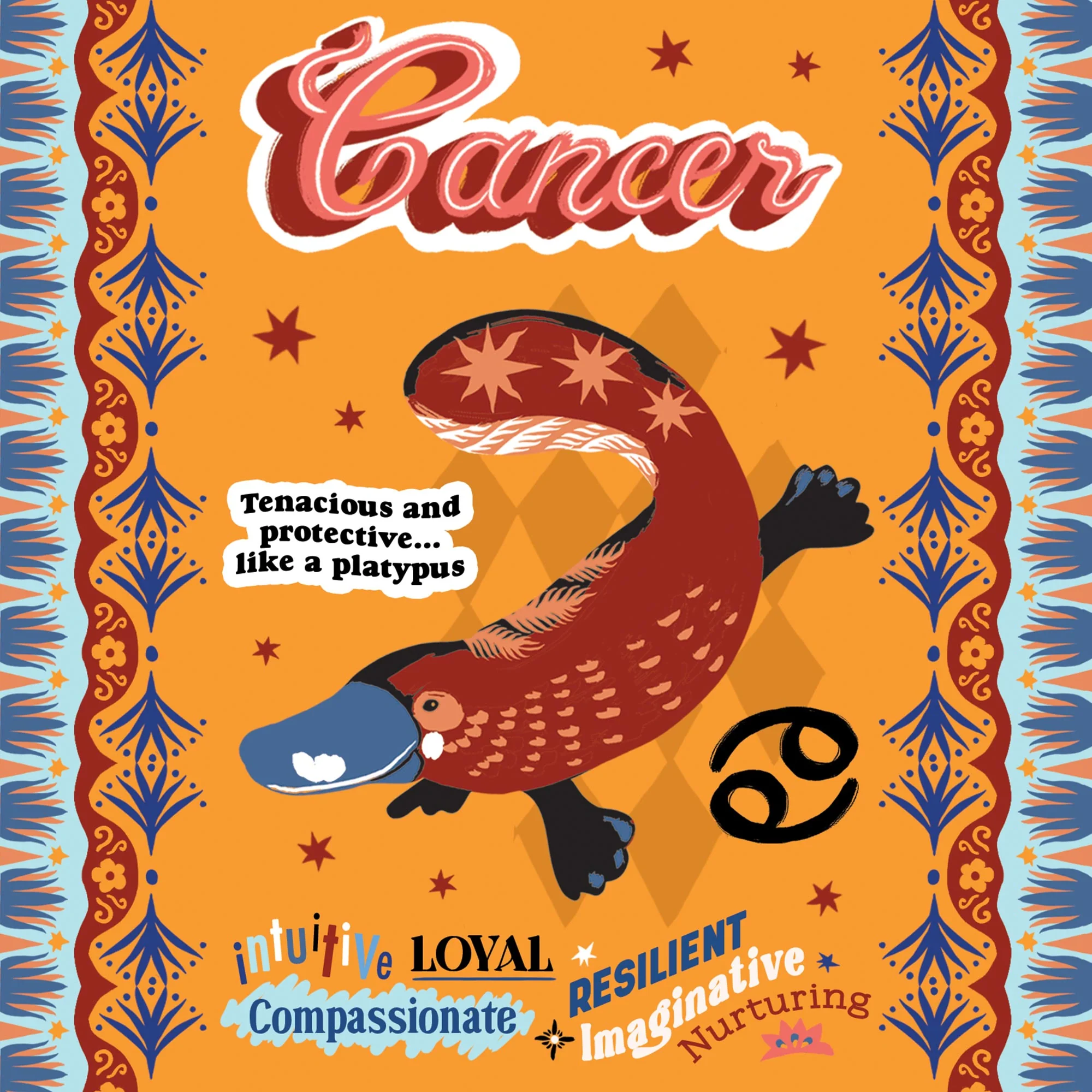 Greeting Card Aussie Astrology Cancer 21st Jun - 22nd Jul - Image 3
