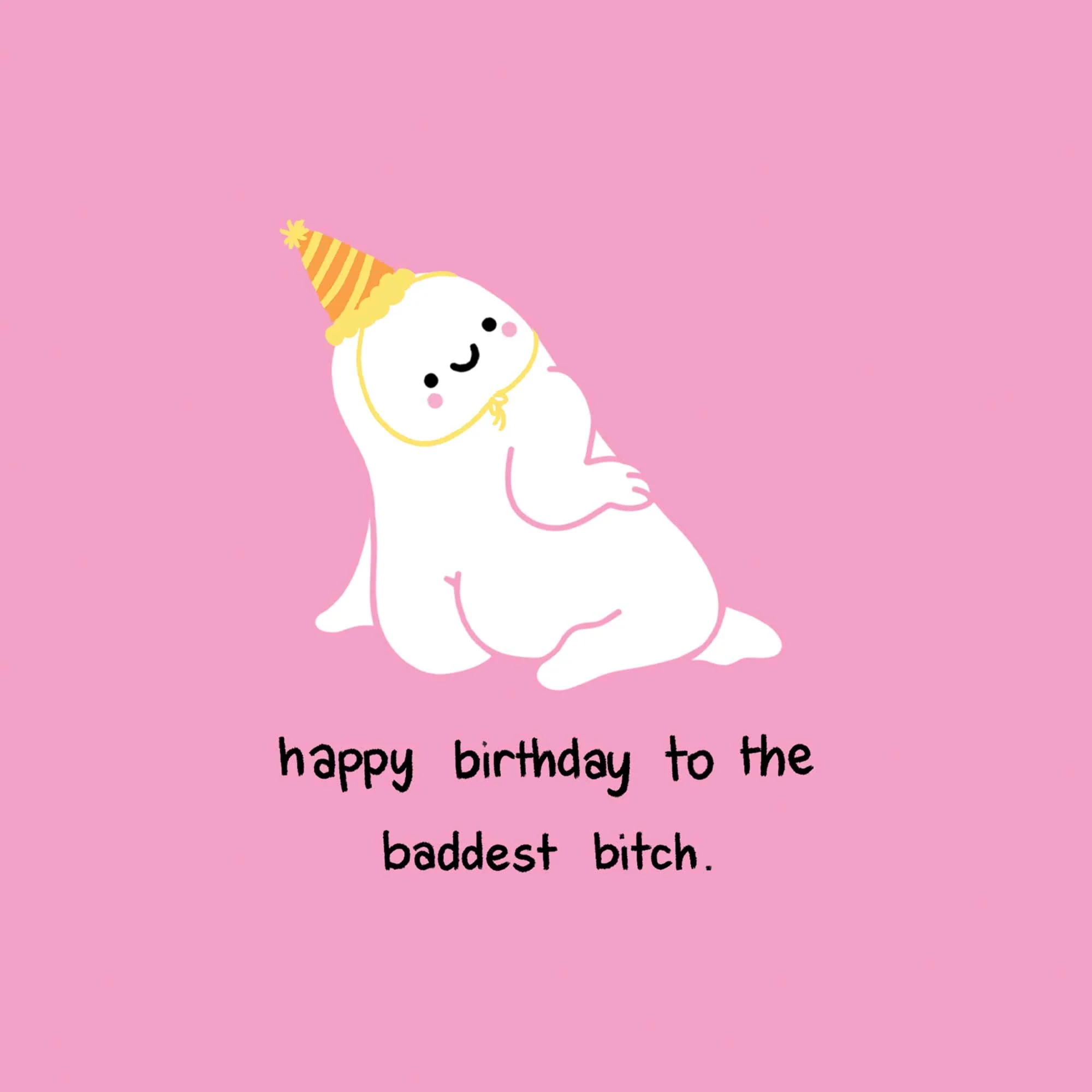 Greeting Card Baddest Bitch - Image 3
