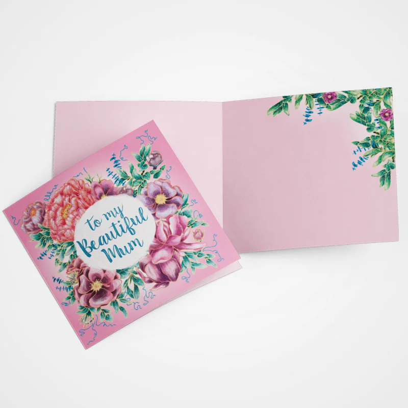 Greeting Card Beautiful Mum Bouquet - Image 2