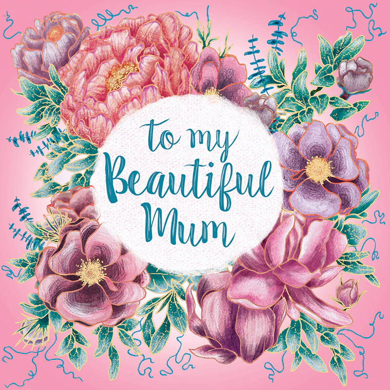 Greeting Card Beautiful Mum Bouquet - Image 3
