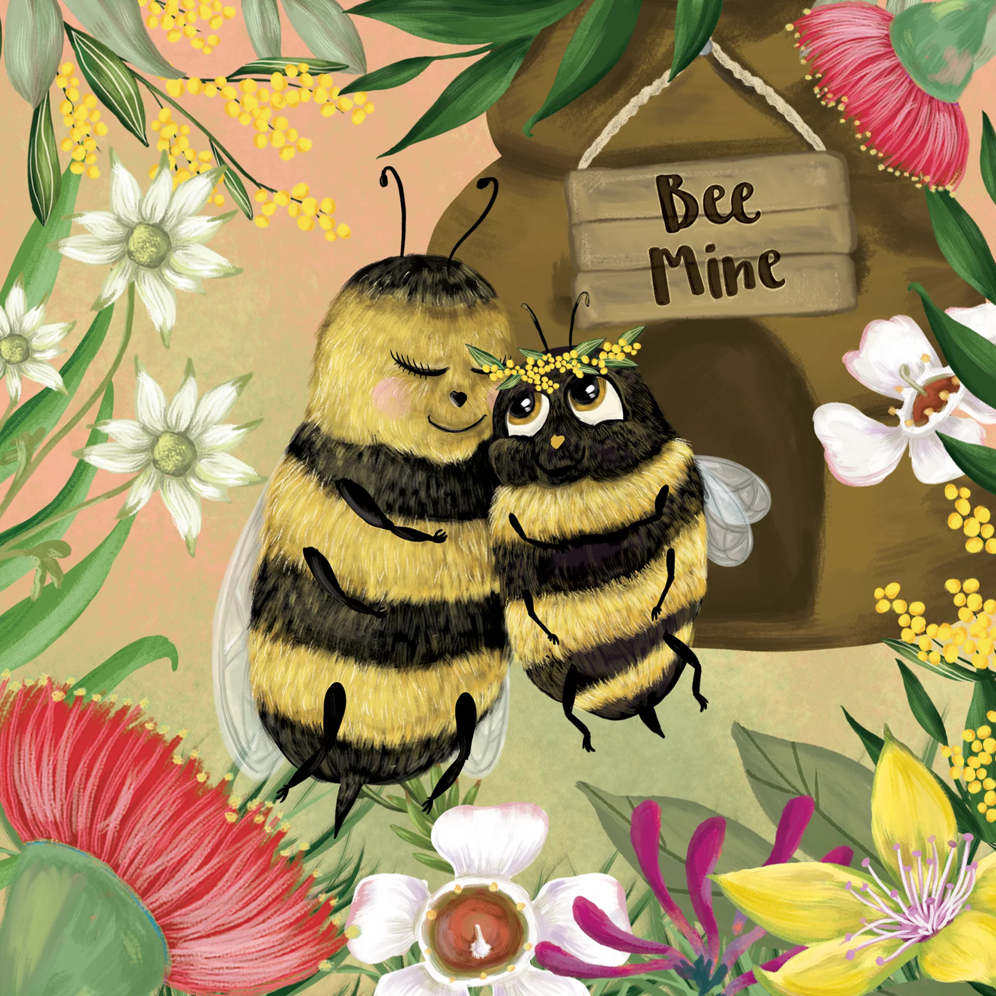Greeting Card Bee Mine - Image 3