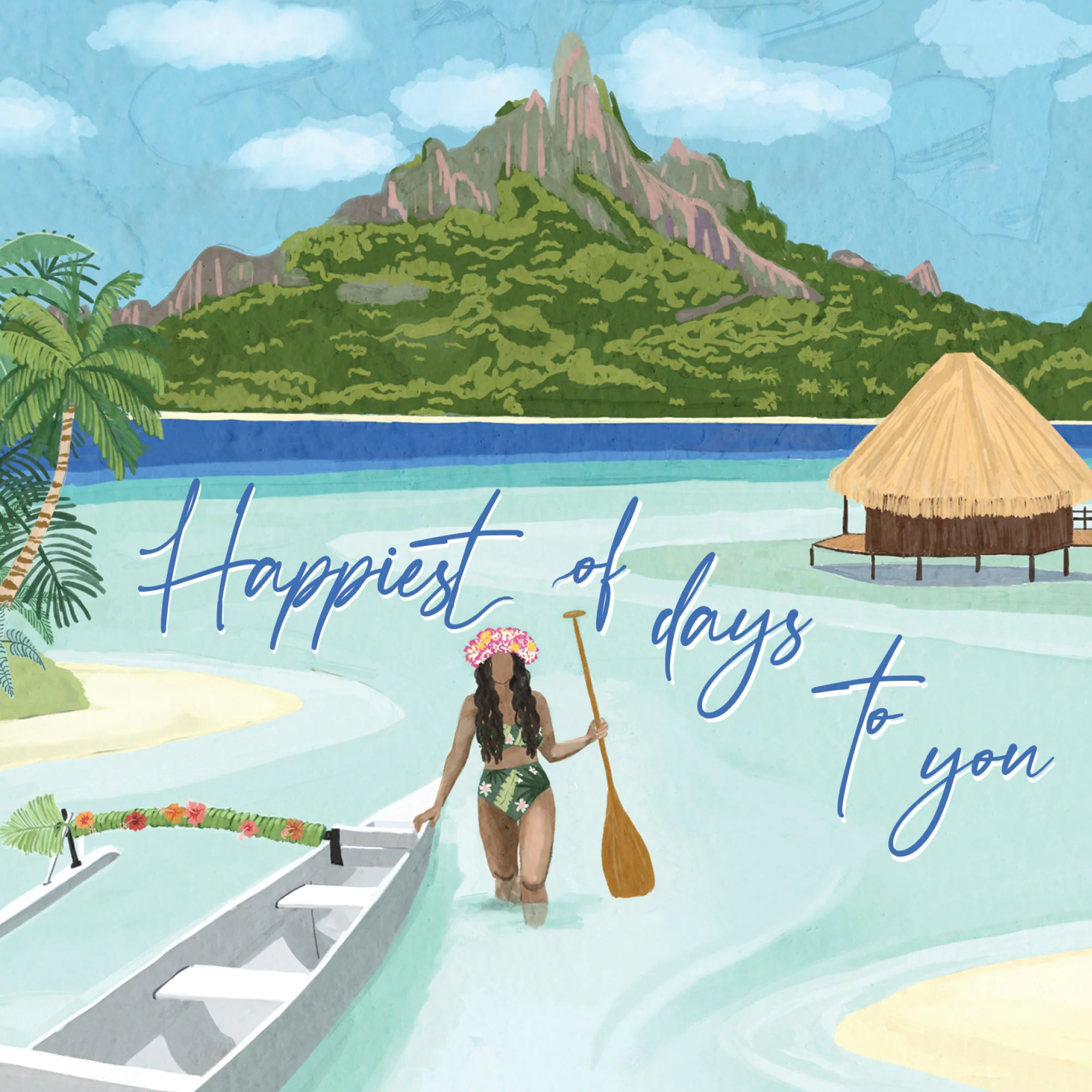 Greeting Card Bora Bora - Image 3
