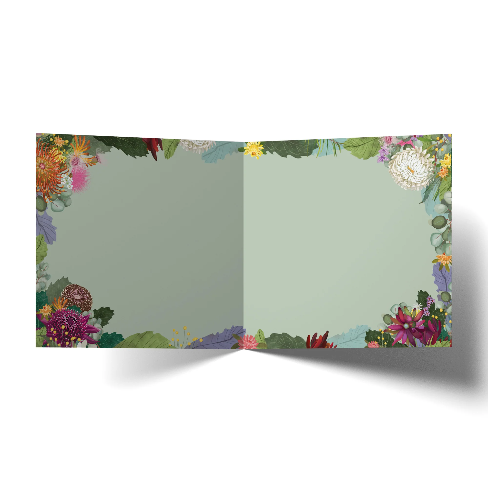 Greeting Card Bush Blooms Floral - Image 2