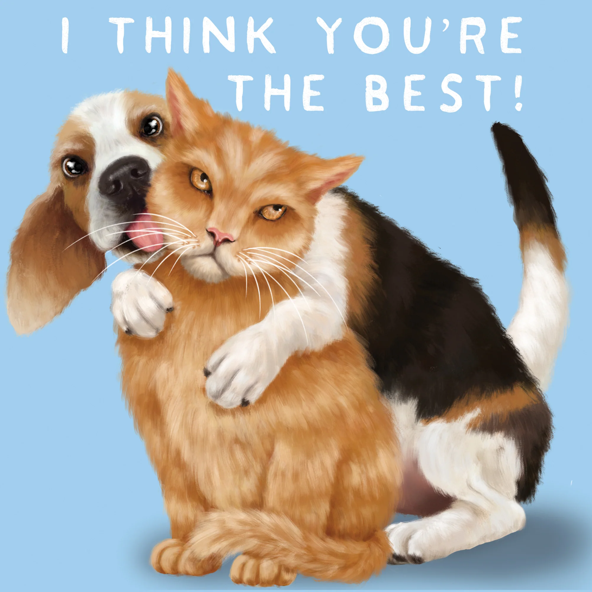 Greeting Card Cat Dog - Image 3