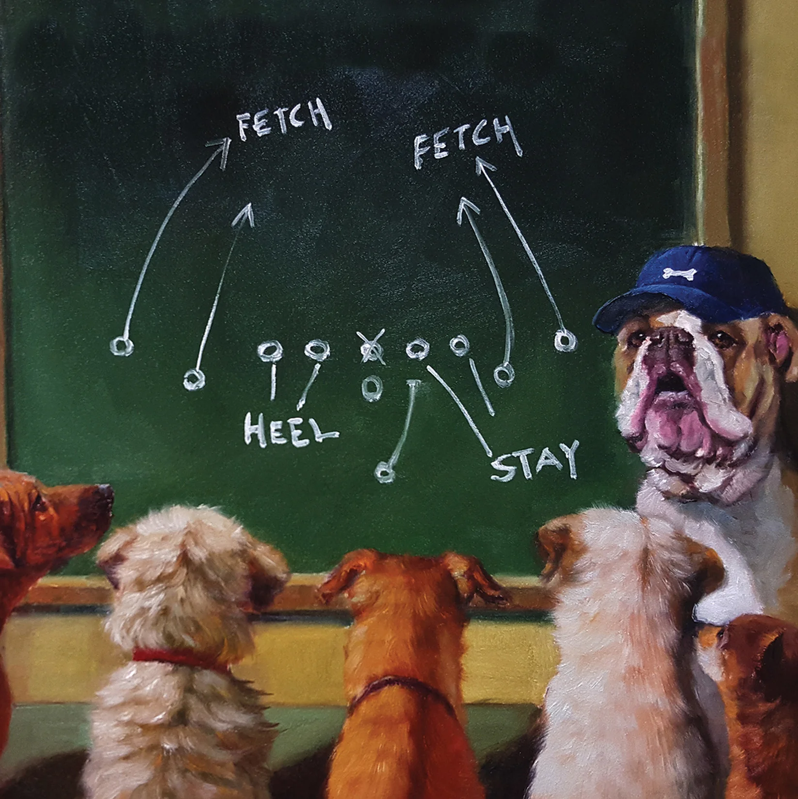 Greeting Card Coach Bulldog - Image 3