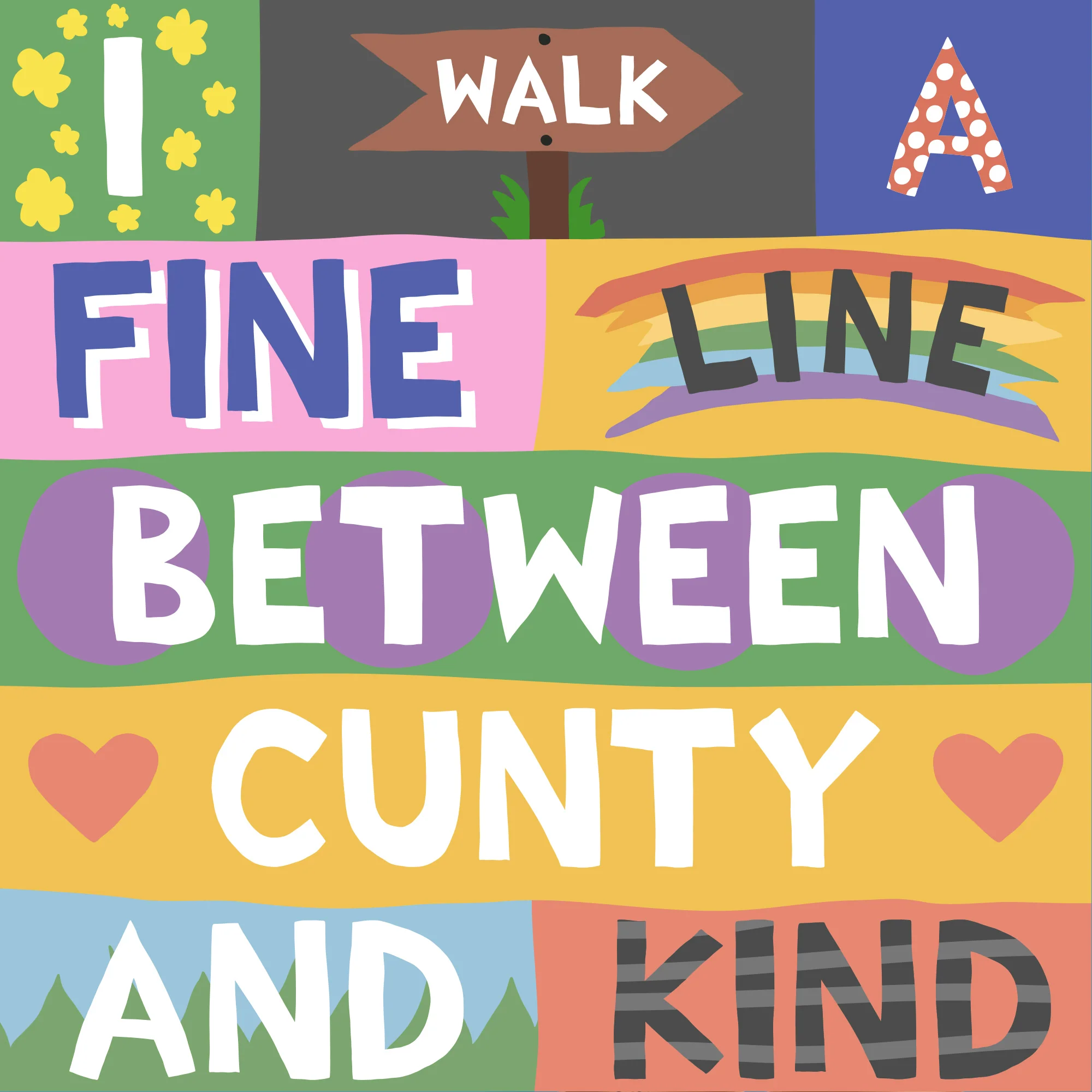 Greeting Card Cunty And Kind - Image 3