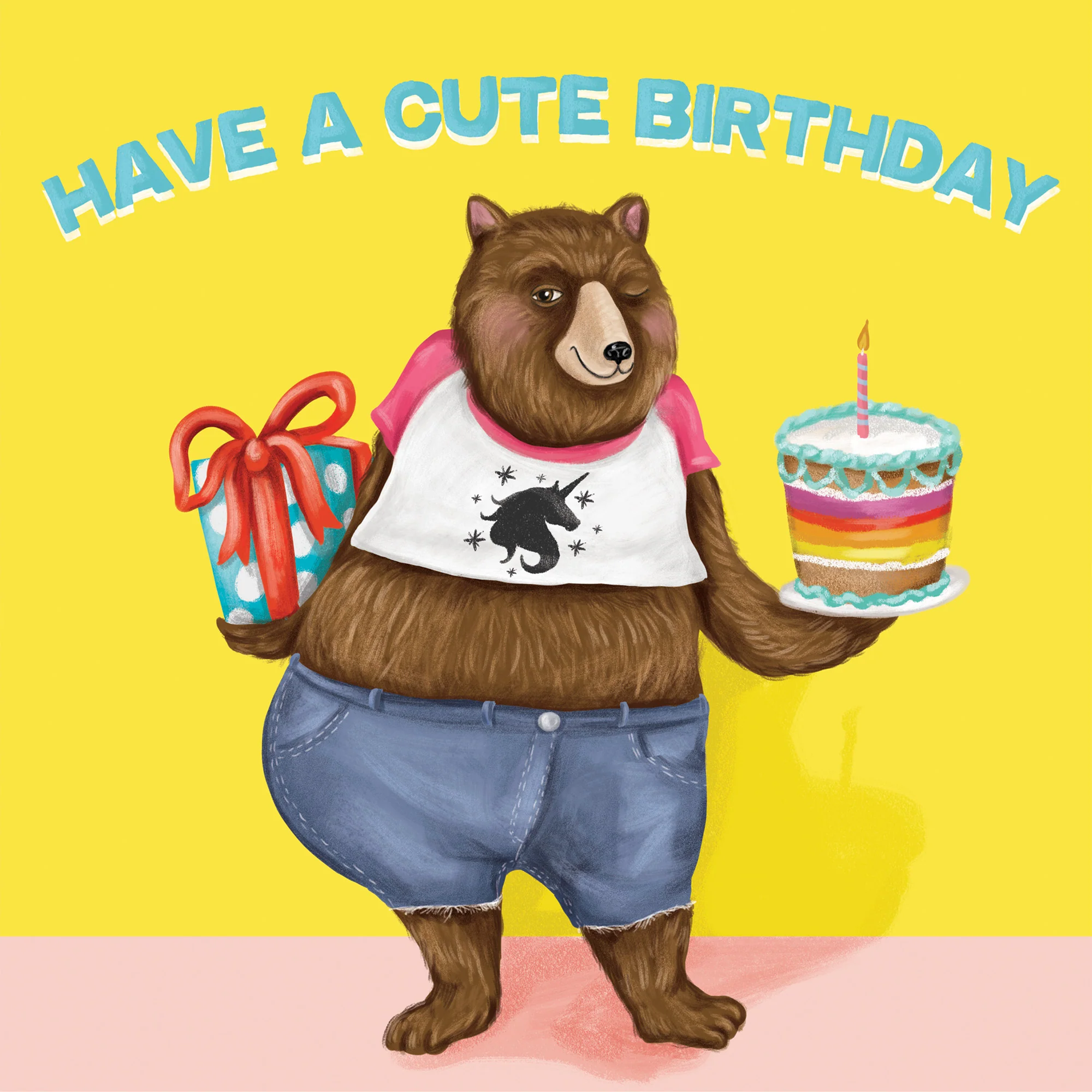 Greeting Card Cute Bear - Image 4