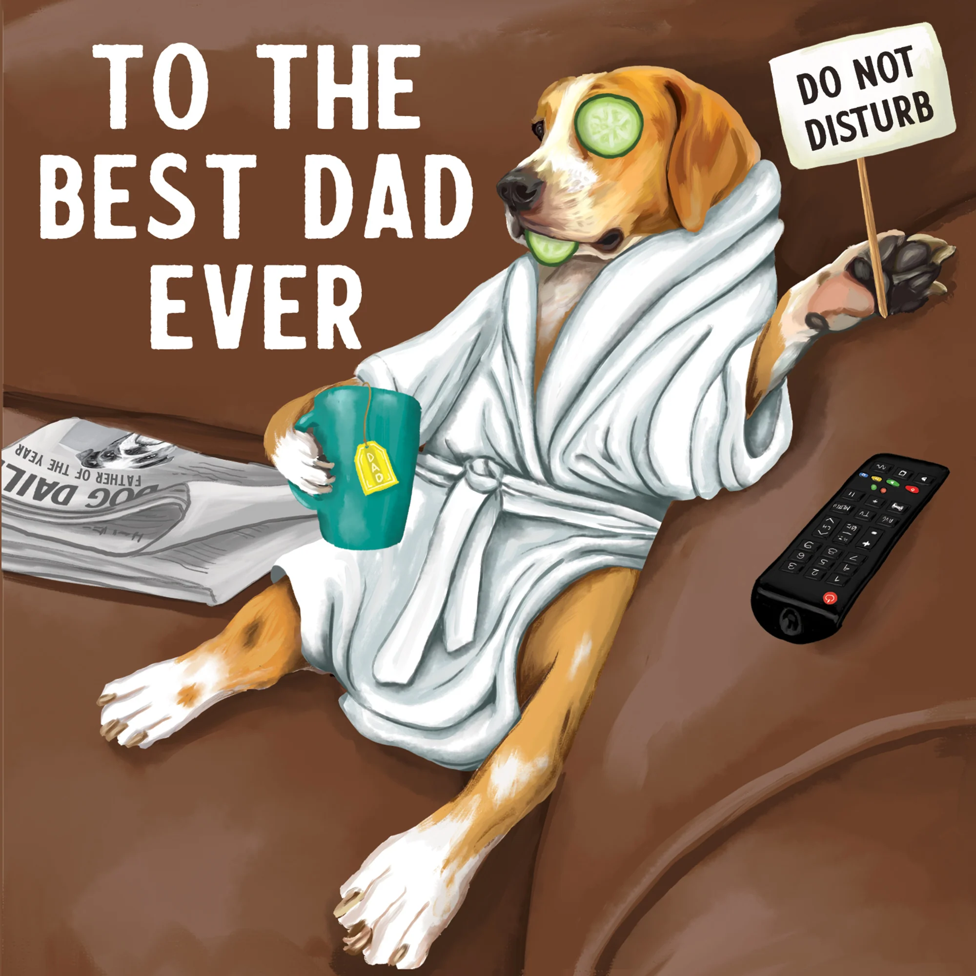 Greeting Card Do Not Disturb Dad - Image 3
