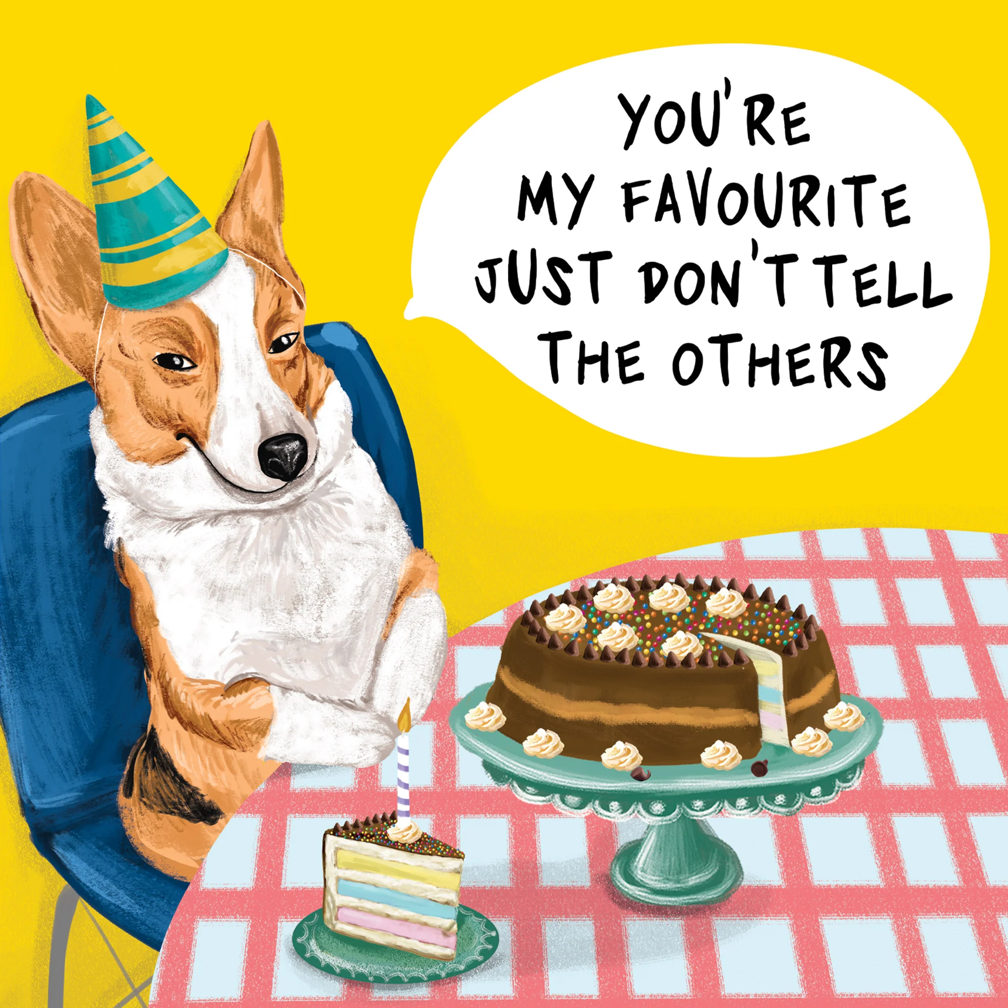 Greeting Card Don't Tell The Others - Image 3