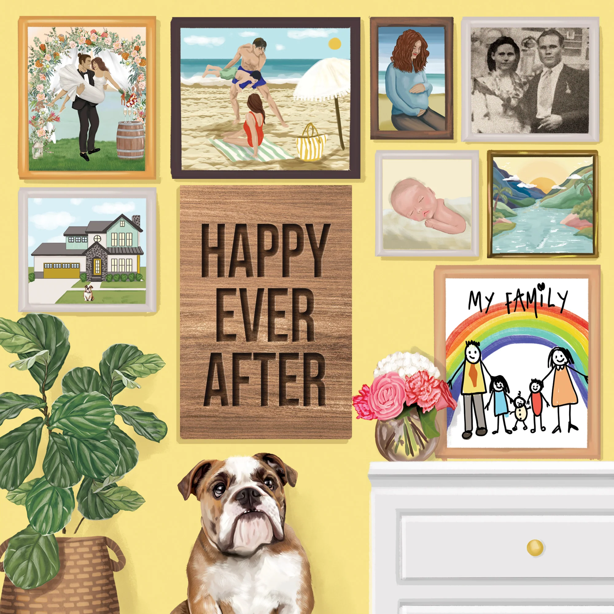 Greeting Card Family Frames - Image 3