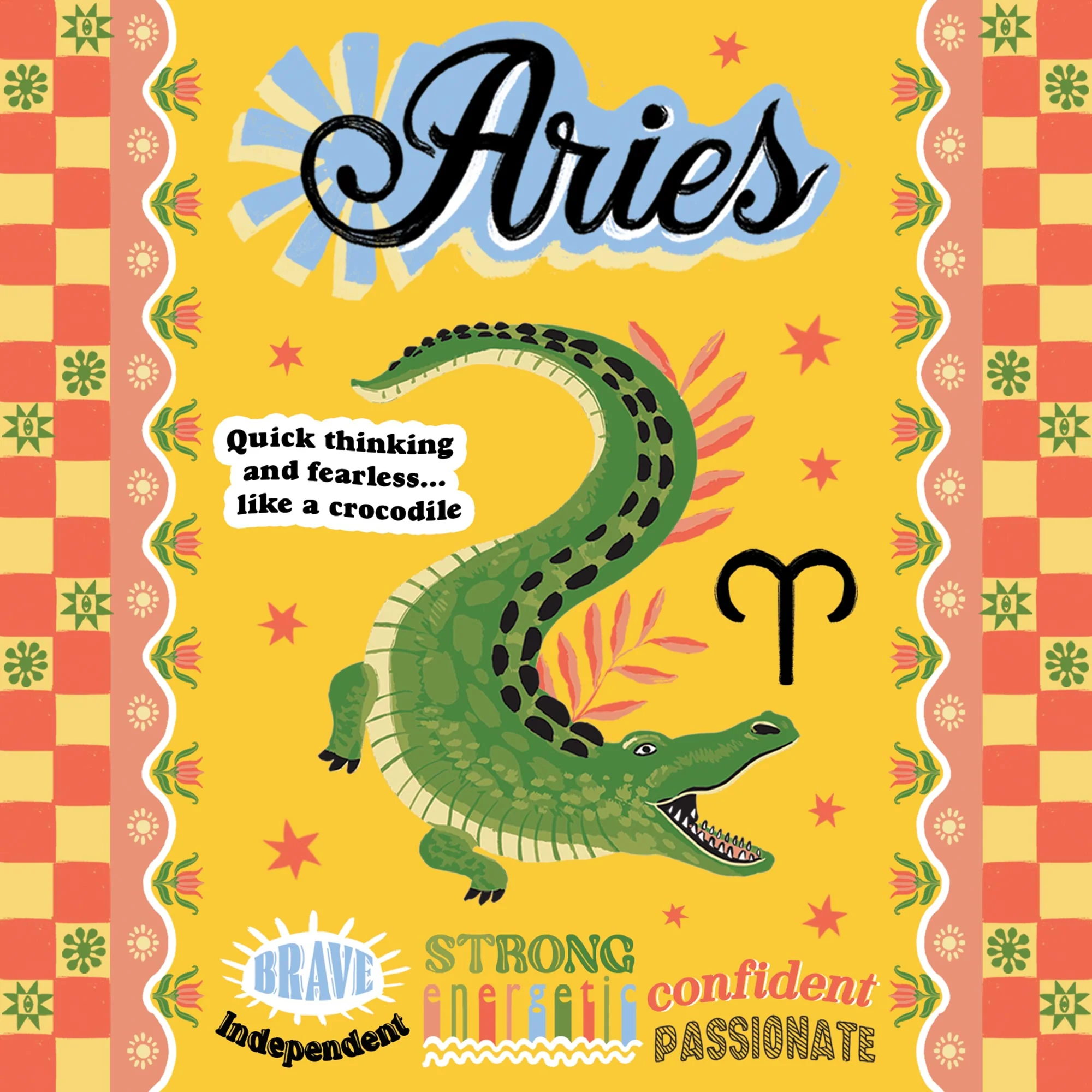 Greeting Card Aussie Astrology Aries 21st Mar - 19th April - Image 3