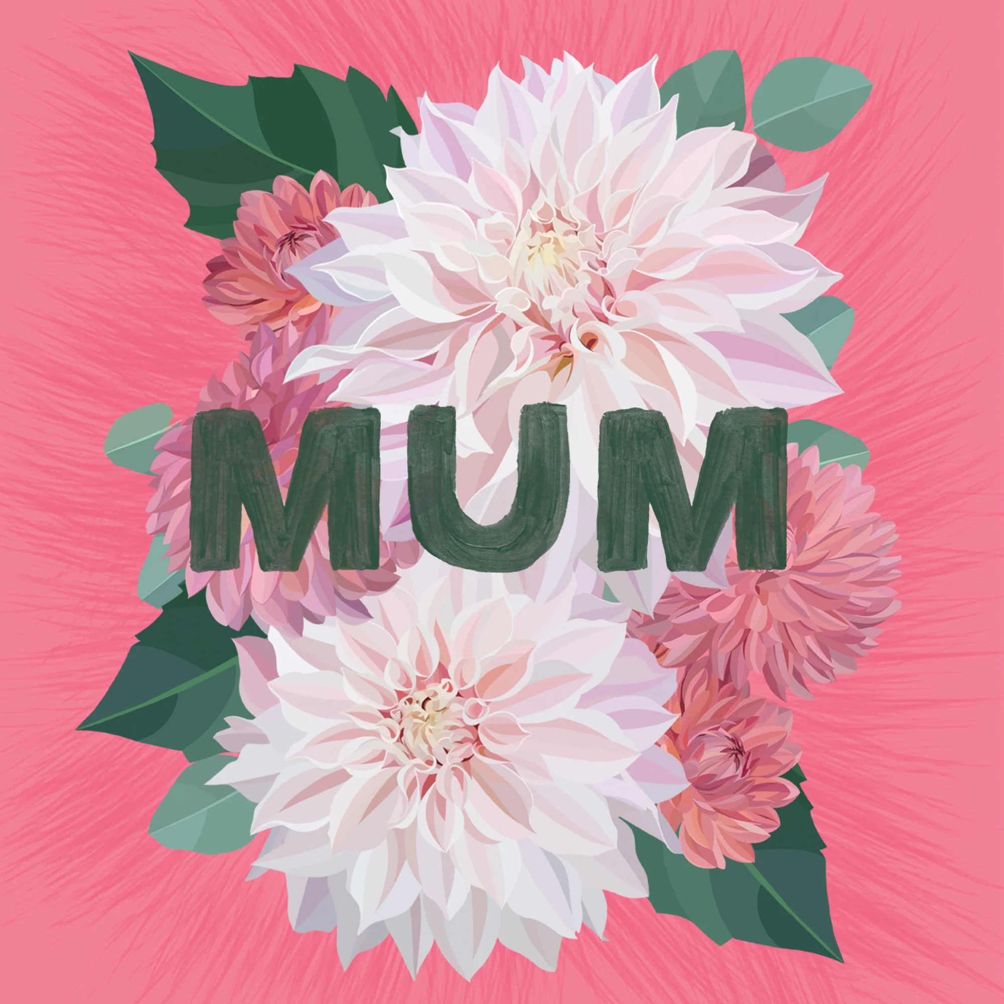 Greeting Card Flowers for Mum - Image 3