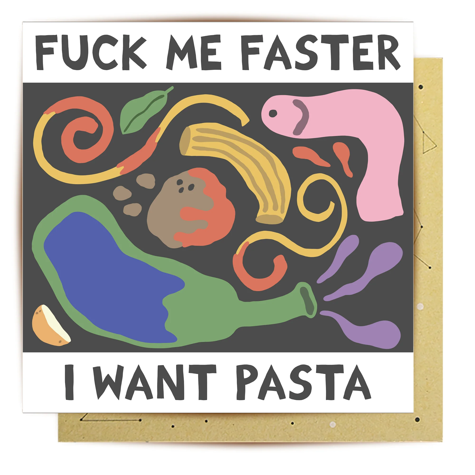 Greeting Card Fuck Me Faster