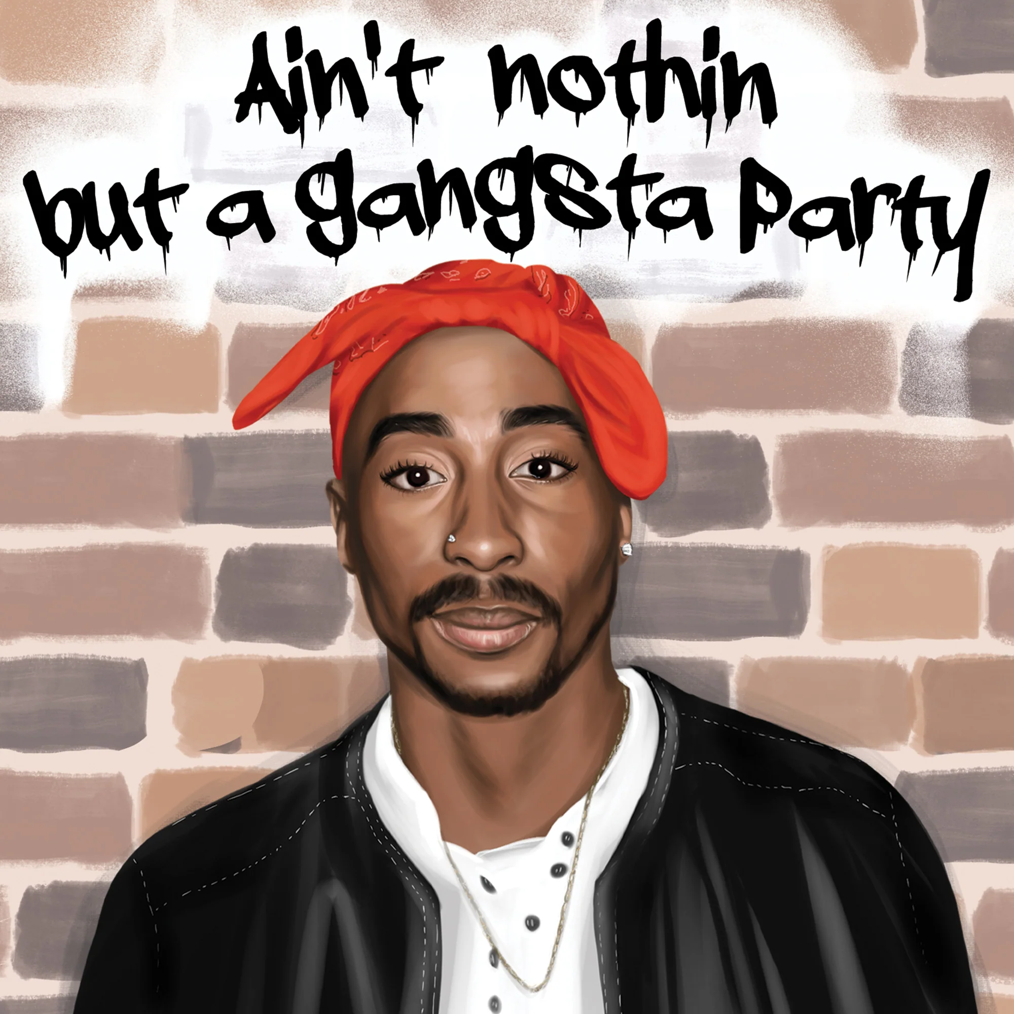 Greeting Card Gangsta Party - Image 3