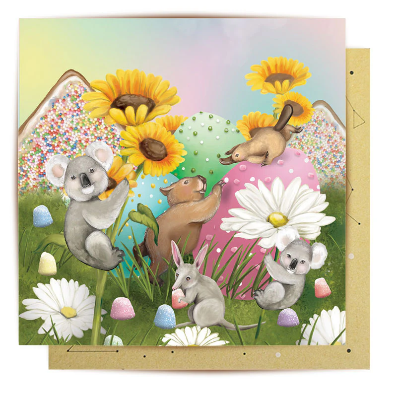 Greeting Card Garden Of Giant Treats