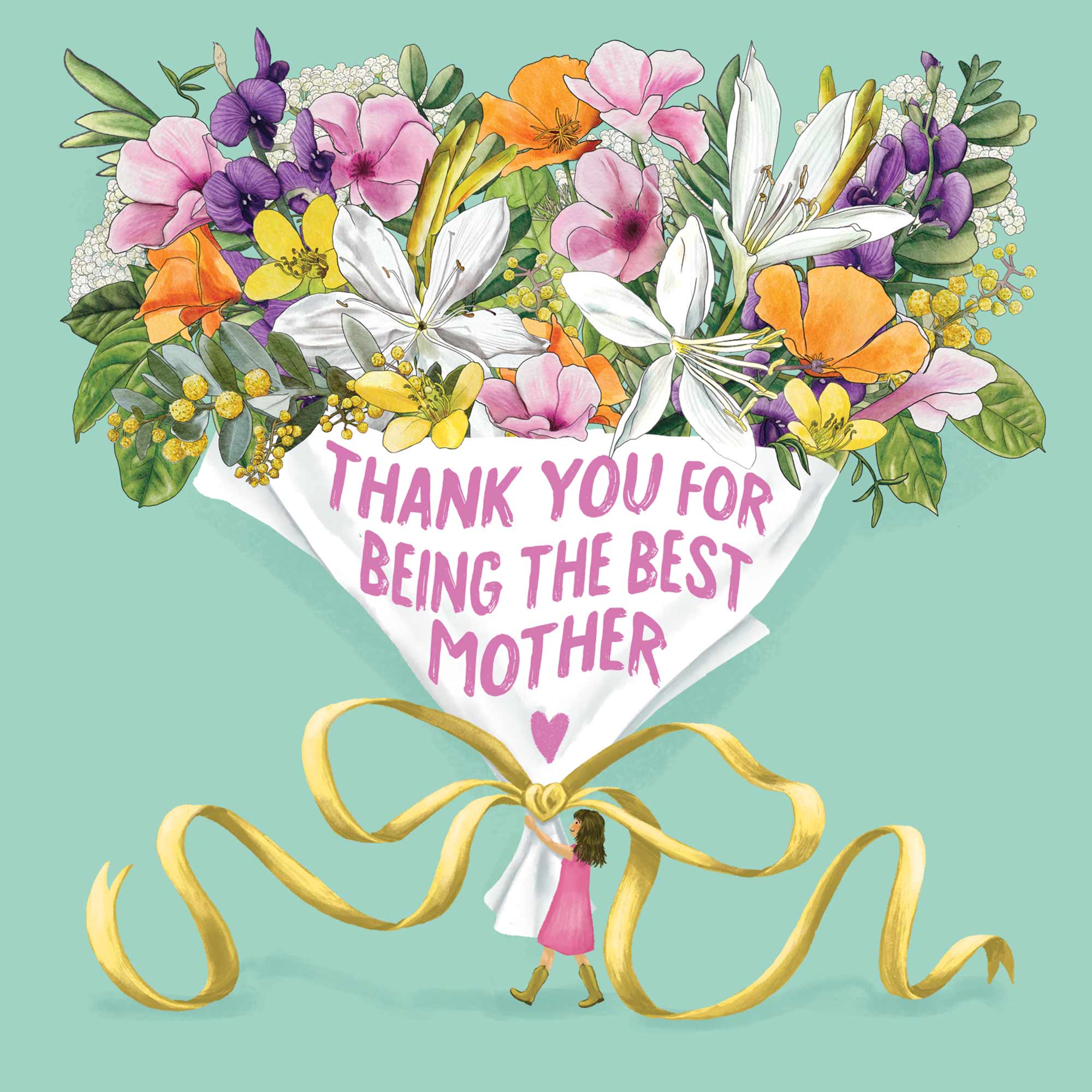 Greeting Card Giant Bouquet For Mum - Image 3