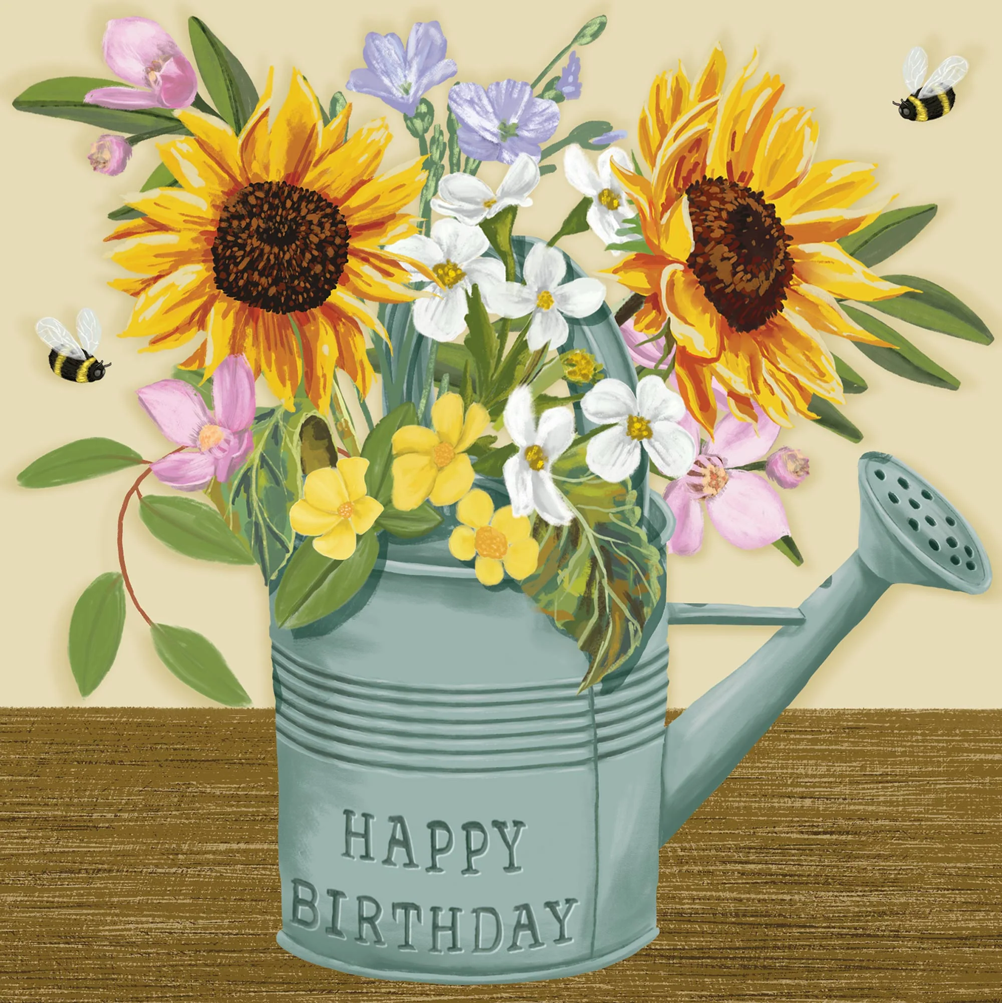 Greeting Card Giggles Watering Can - Image 3