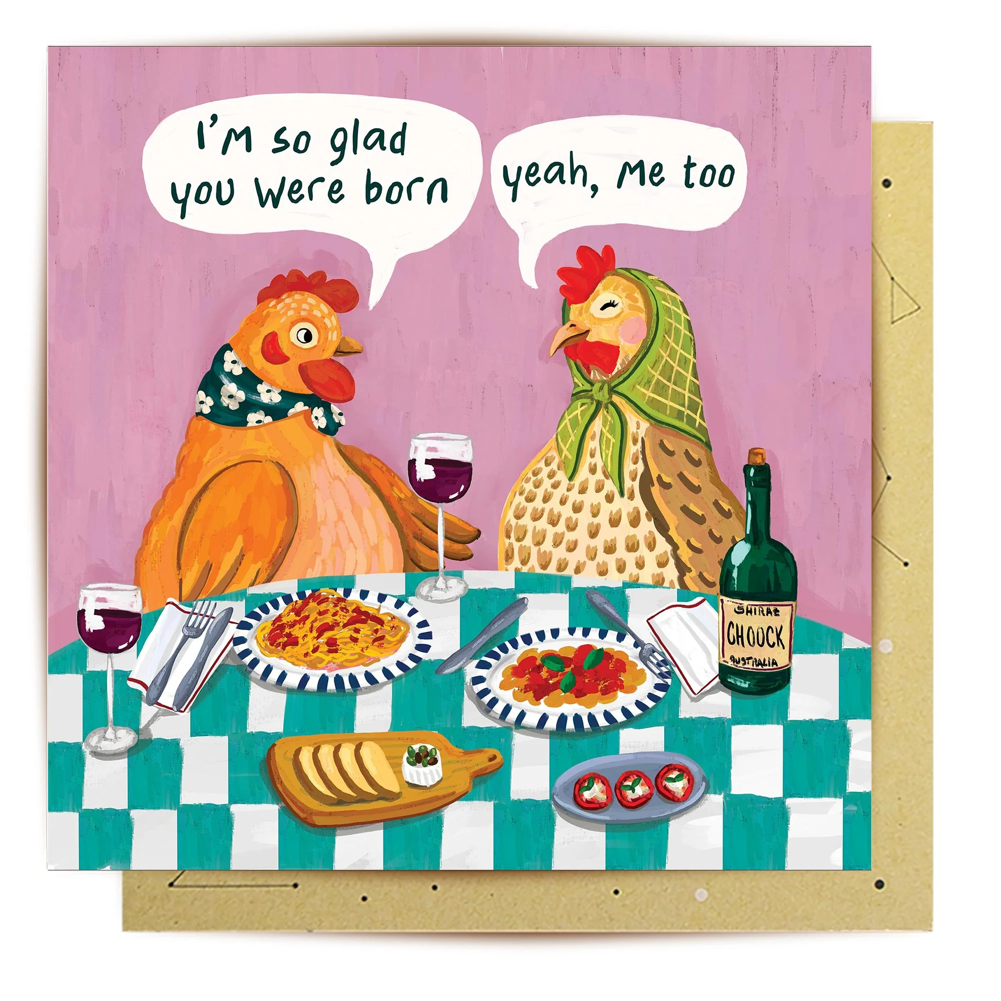 Greeting Card Glad You Were Born