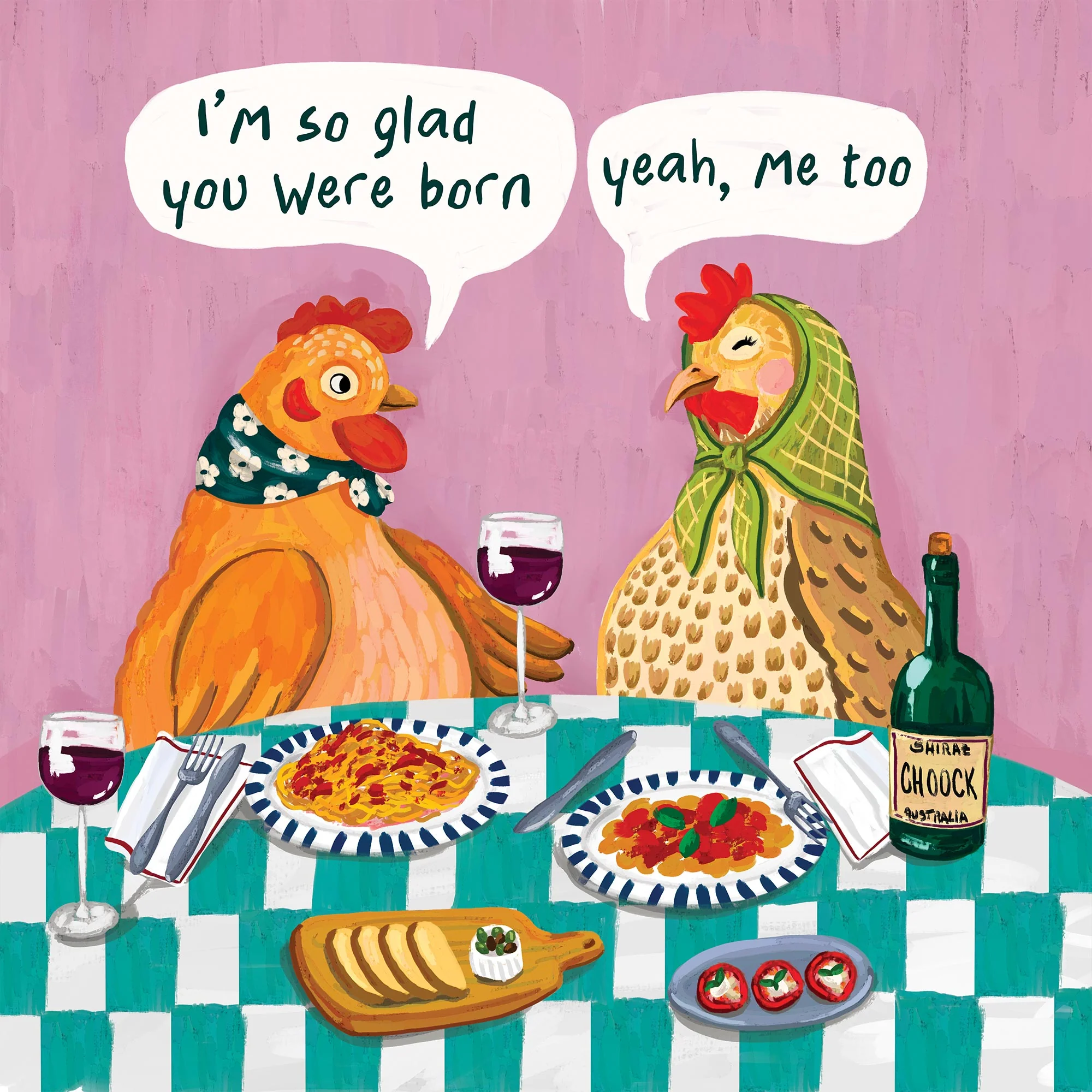 Greeting Card Glad You Were Born - Image 3