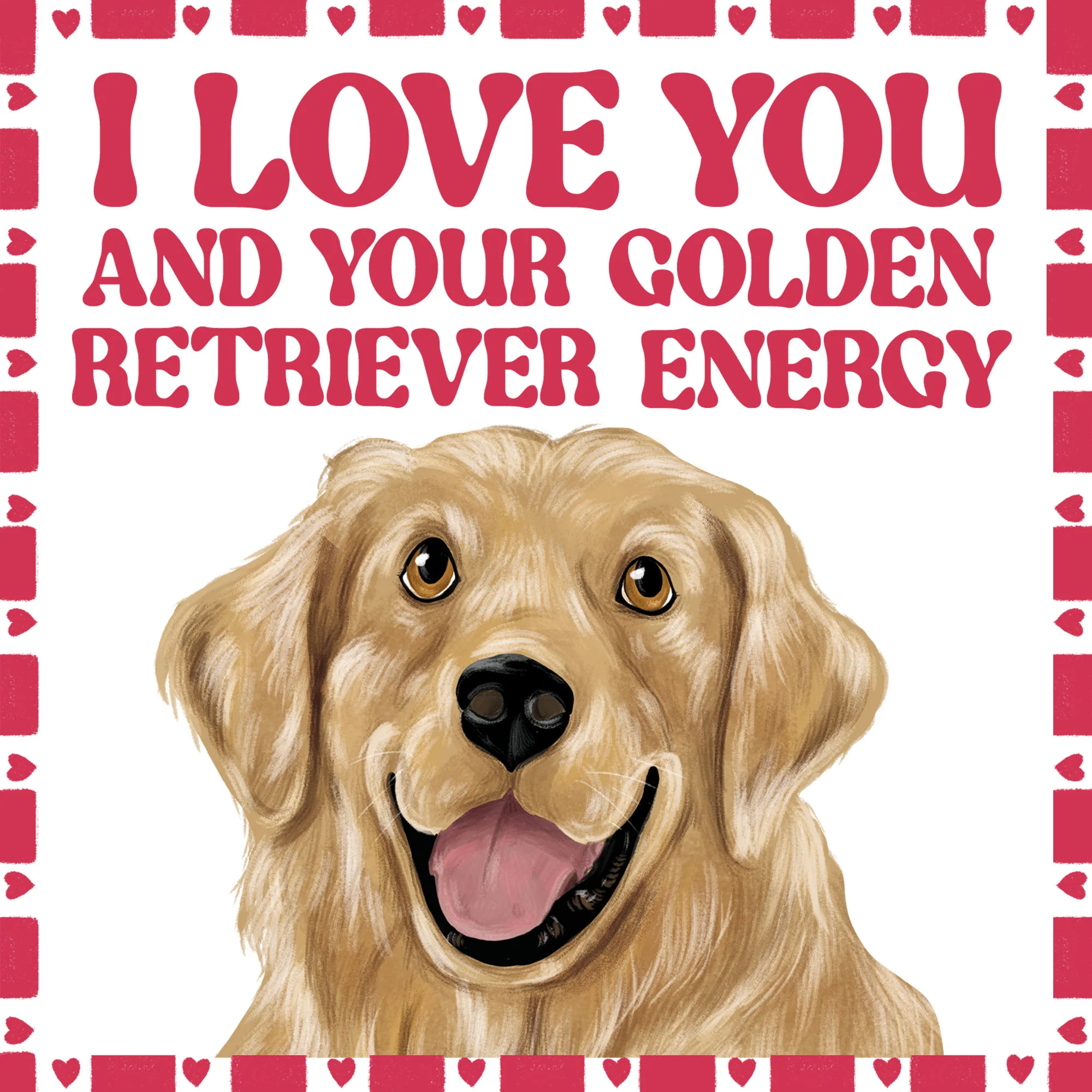 Greeting Card Golden Retriever Energy - Image 3