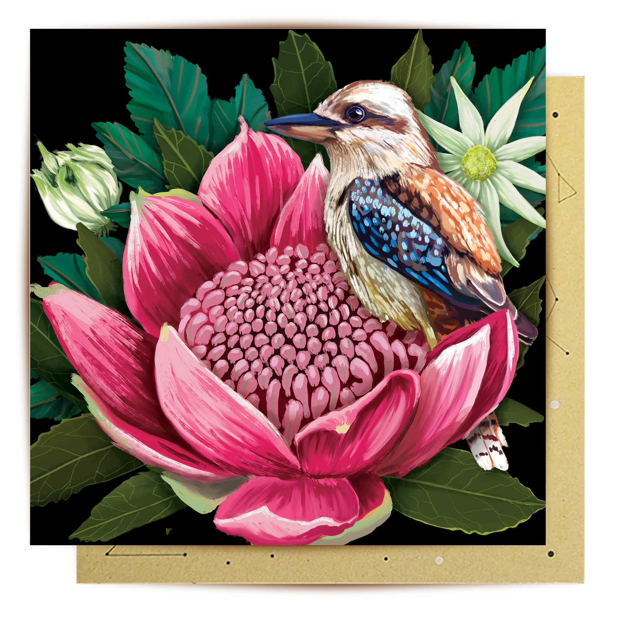 Greeting Card Good Evening Waratah - Image 2