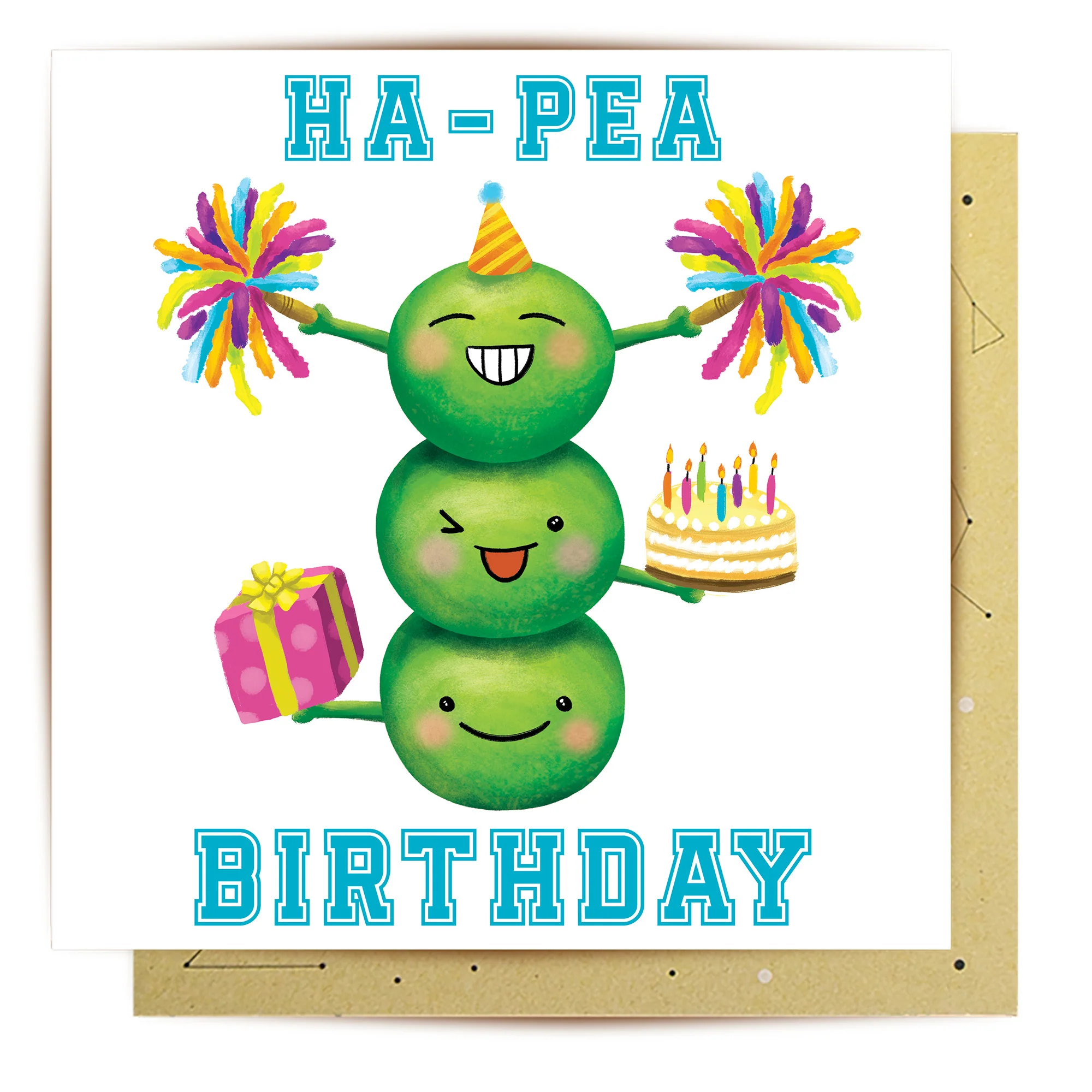 Greeting Card Ha-Pea Birthday - Image 2