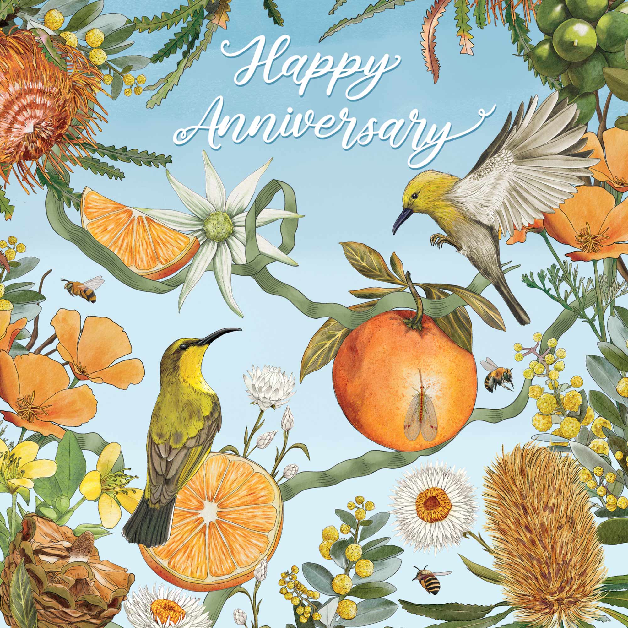 Greeting Card Happy Anniversary Golden Hour - Image 3