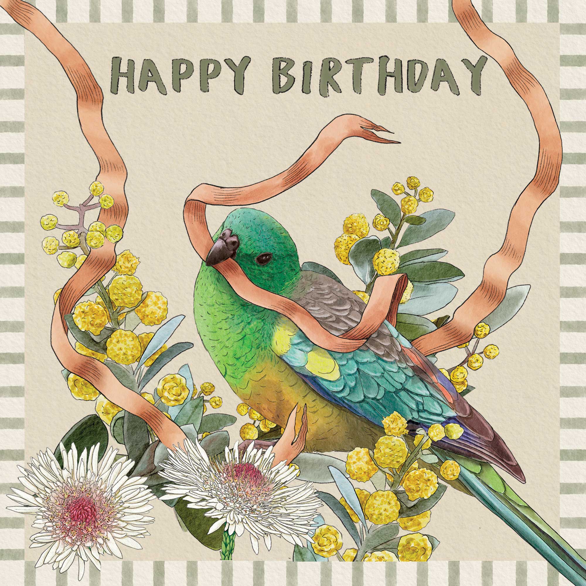 Greeting Card Happy Birthday At Golden Hour - Image 3