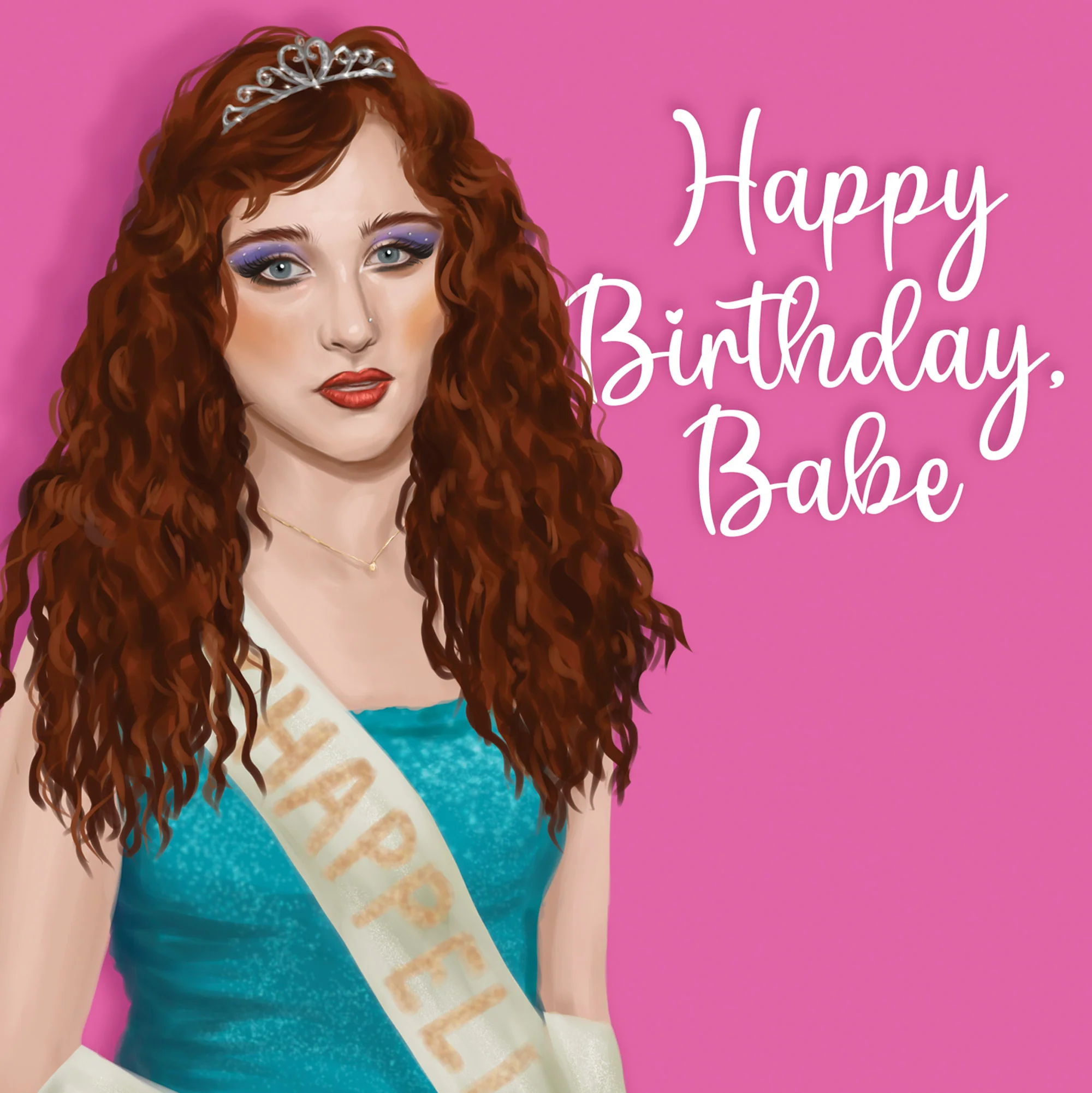 Greeting Card Happy Birthday Babe - Image 3