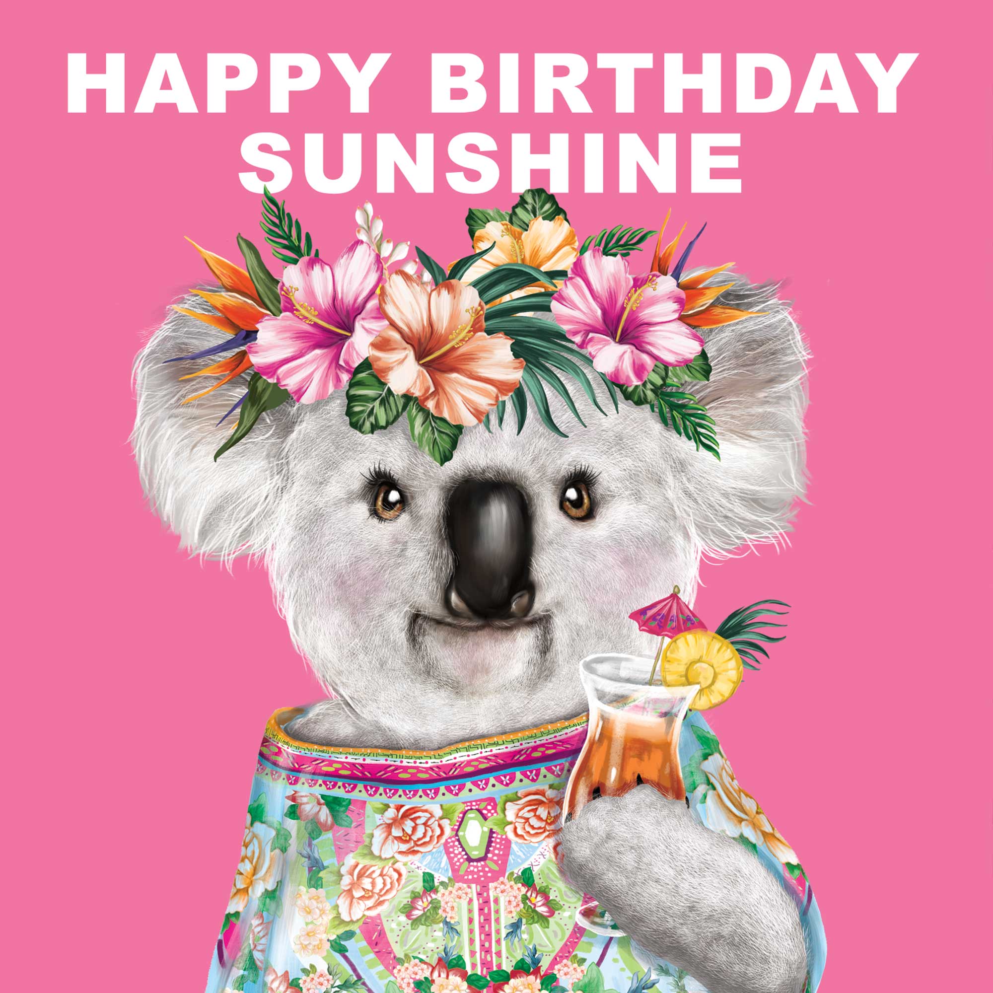 Greeting Card Happy Birthday Sunshine Koala - Image 3