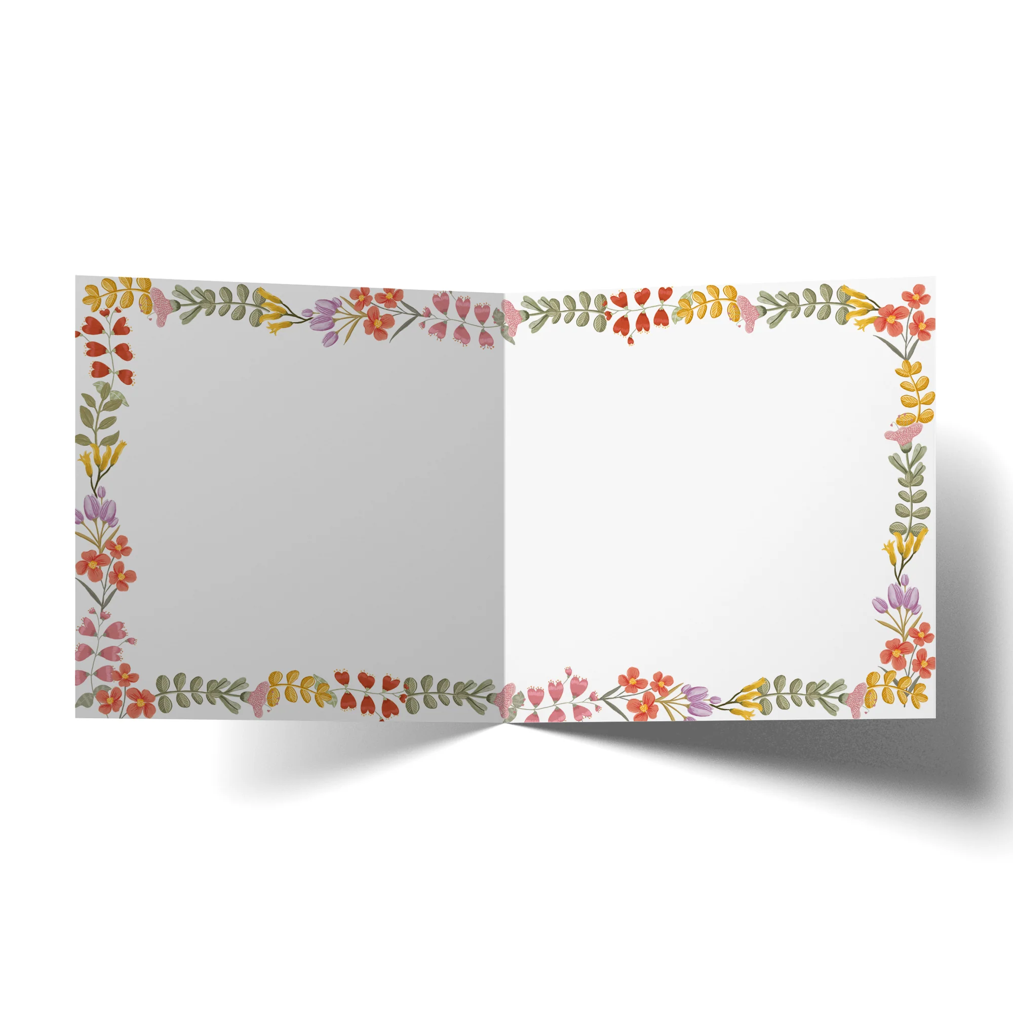 Greeting Card Happy Birthday Tiny Flowers - Image 2