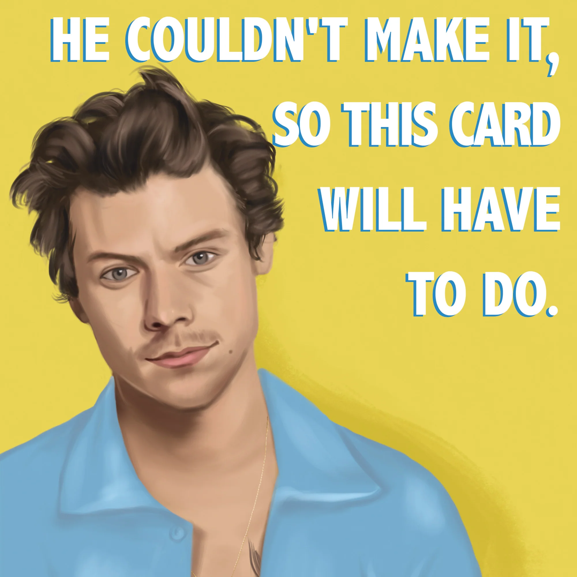 Greeting Card He Couldn't Make It - Image 4