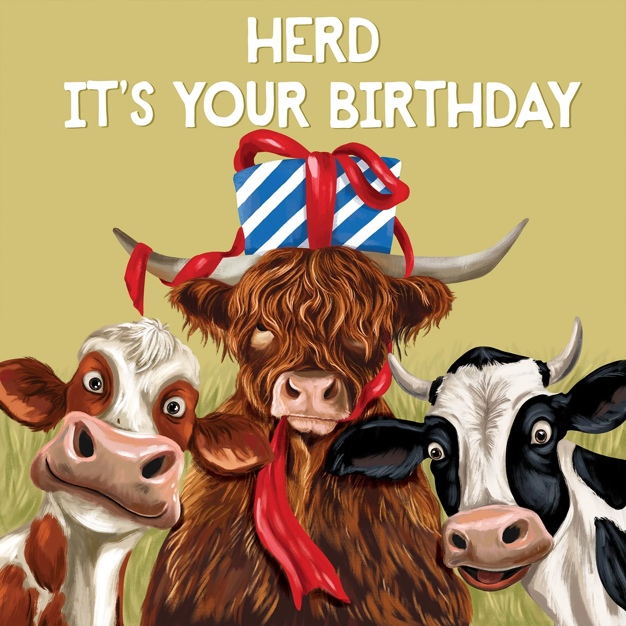 Greeting Card Herd It Is Your Birthday - Image 3