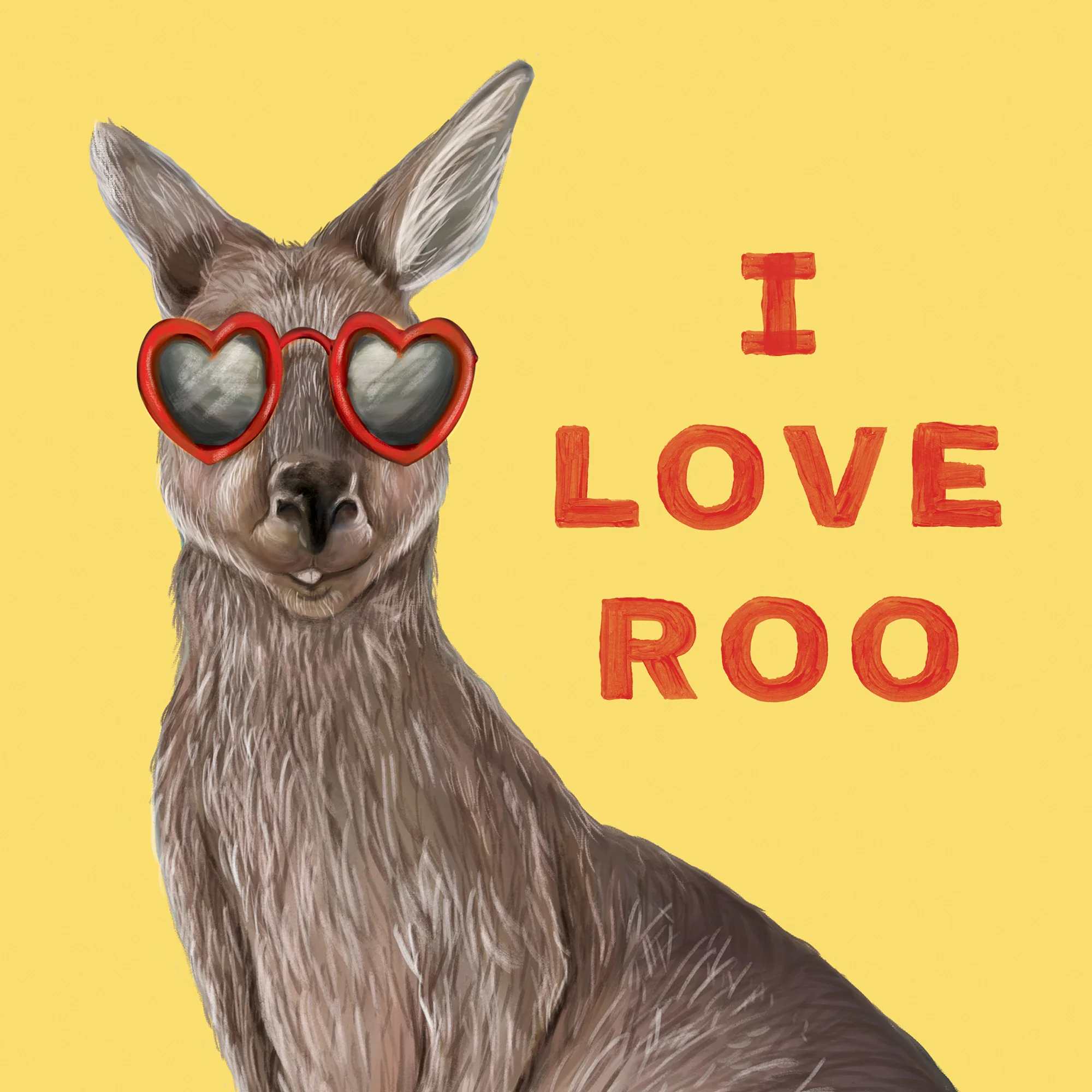 Greeting Card I love roo - Image 3