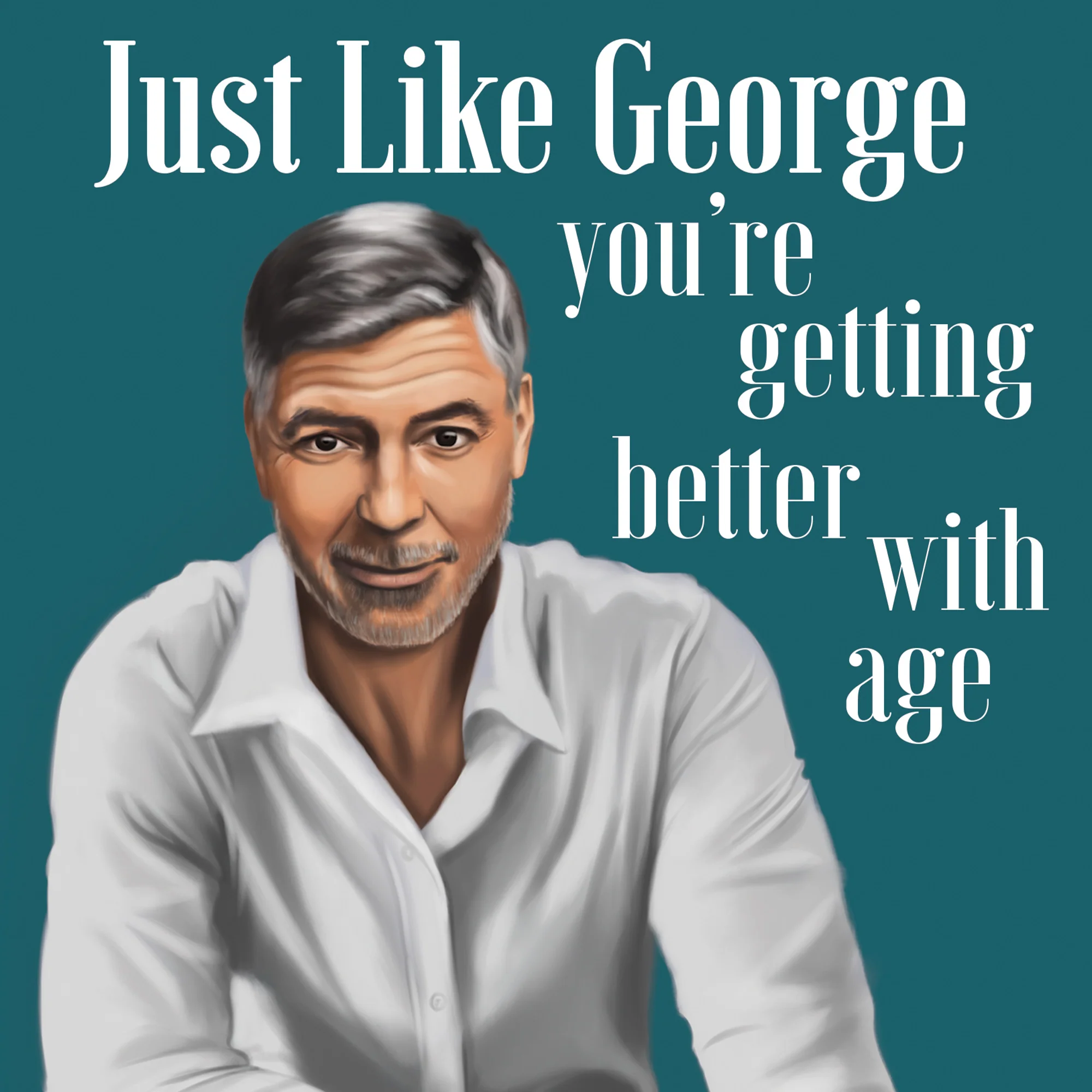 Greeting Card Just Like George - Image 3
