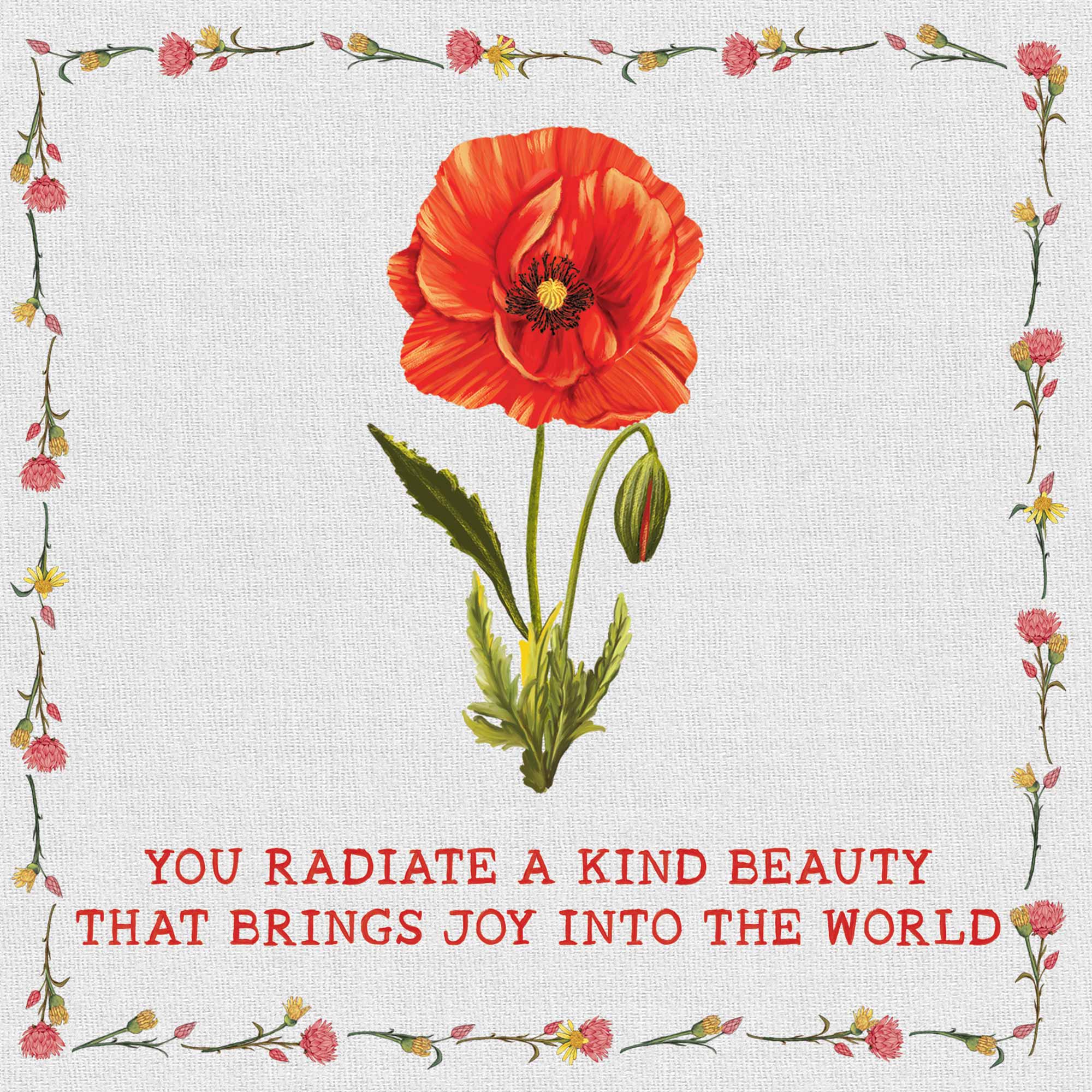 Greeting Card Kind Beauty - Image 3
