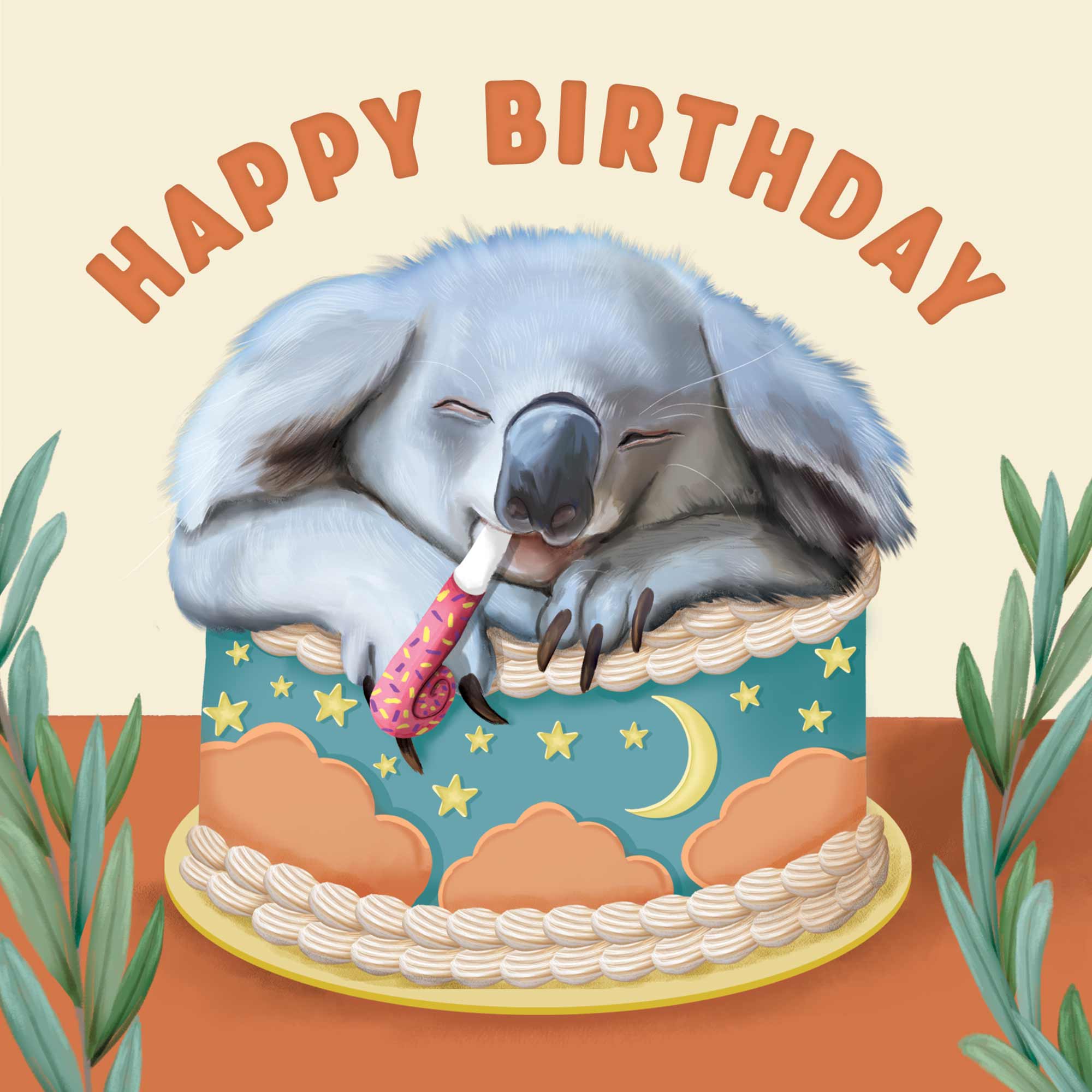 Greeting Card Koala Cake - Image 3