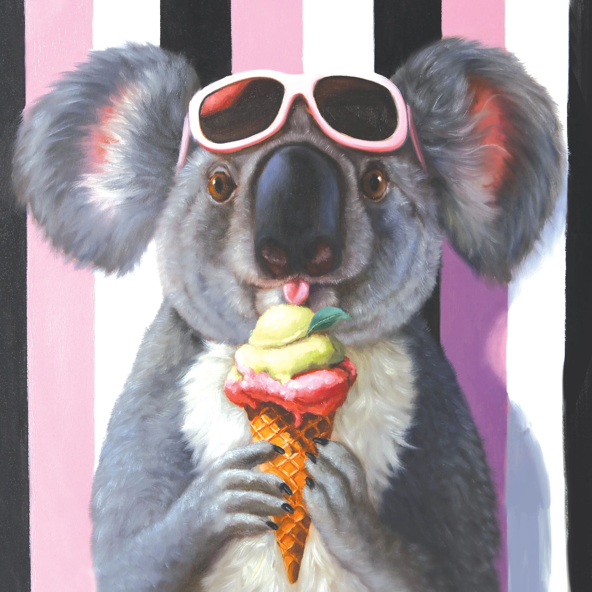 Greeting Card Koala Loves Icecream - Image 3